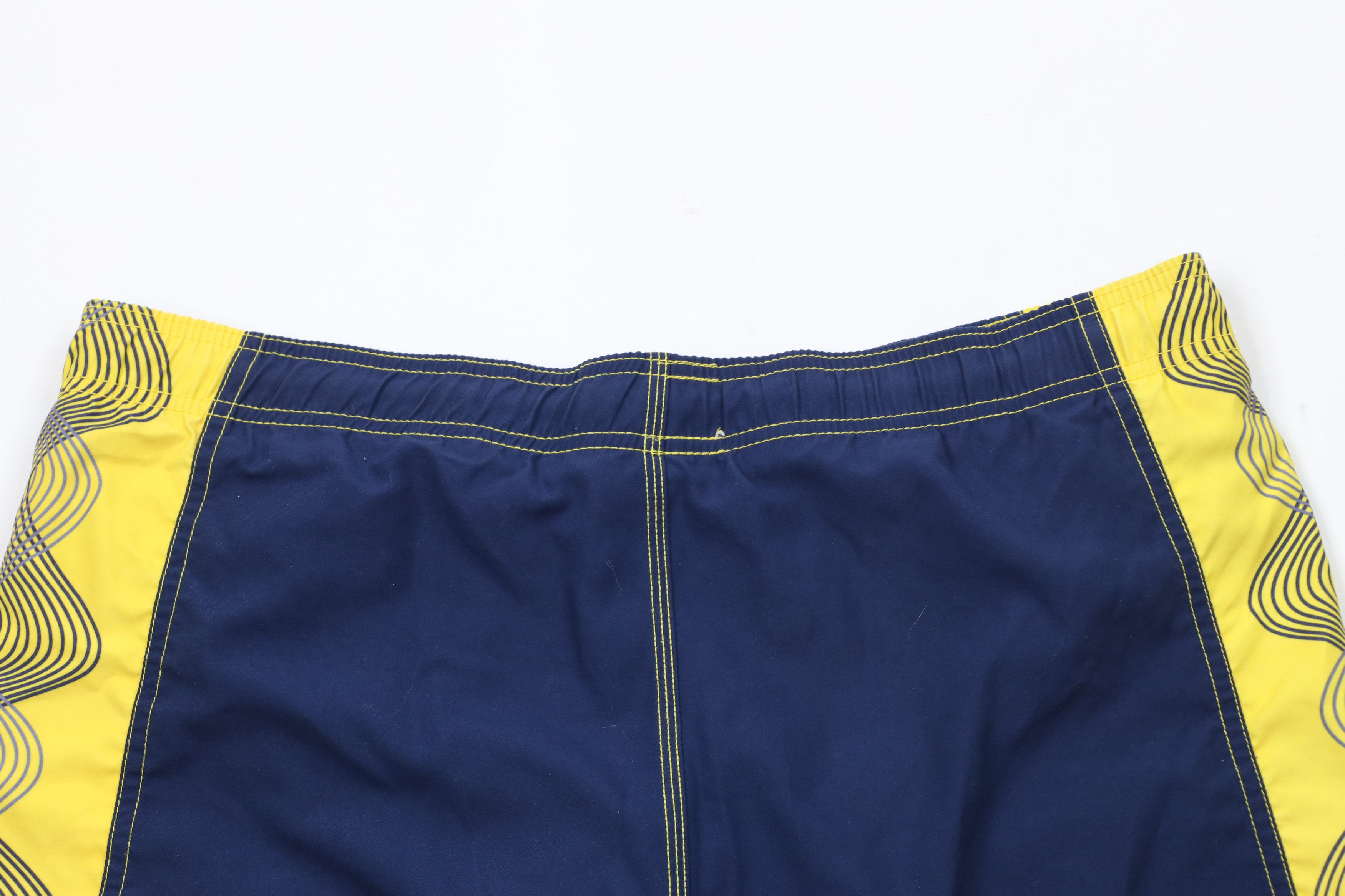 Nike × Vintage Vintage Nike Mini Swoosh Abstract Lined Shorts Swim Trunks Size US 32 / EU 48 - 12 Thumbnail