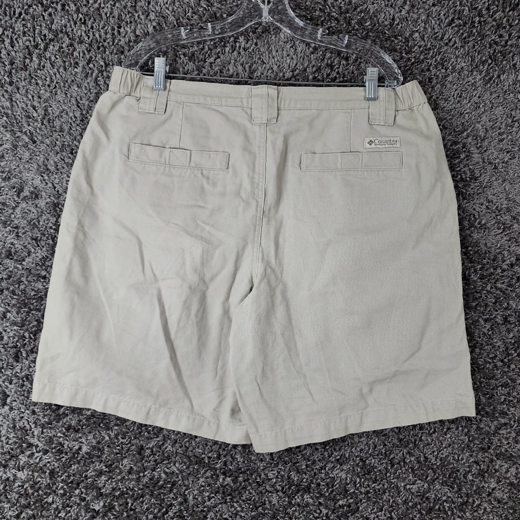Vintage Columbia Mens Cargo Shorts Beach Hiking Camping Beige Size L Regular Waist 36in Men Size US 33 - 5 Thumbnail