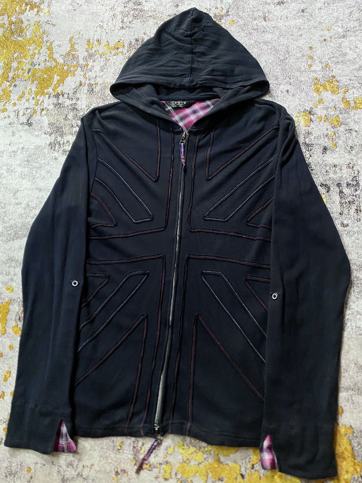 If Six Was Nine × Japanese Brand × Le Grande Bleu (L.G.B.) Japanes fuve edge embroidery flag ifsix lgb style Size US M / EU 48-50 / 2 - 3 Thumbnail