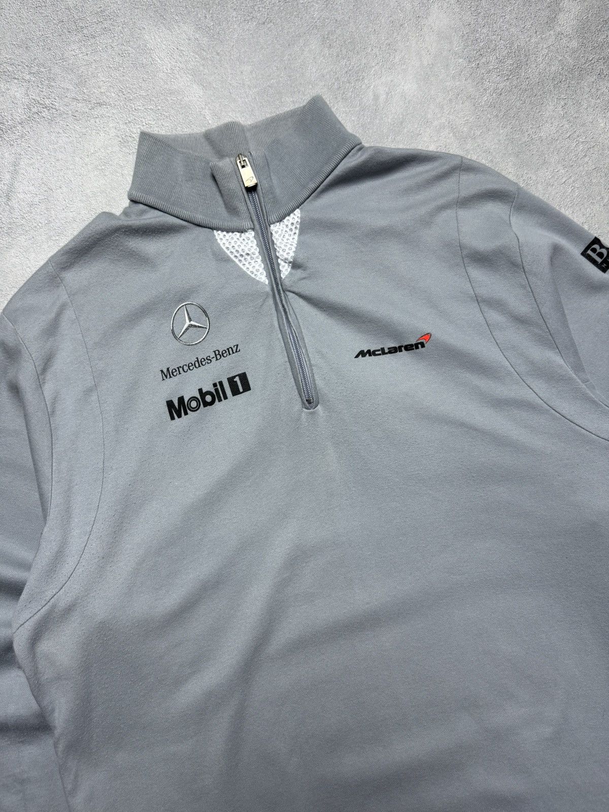 Mercedes-Benz Mercedes Benz McLaren F1 Racing Team 1/4 Zip Sweater Size US XXL / EU 58 / 5 - 3 Thumbnail