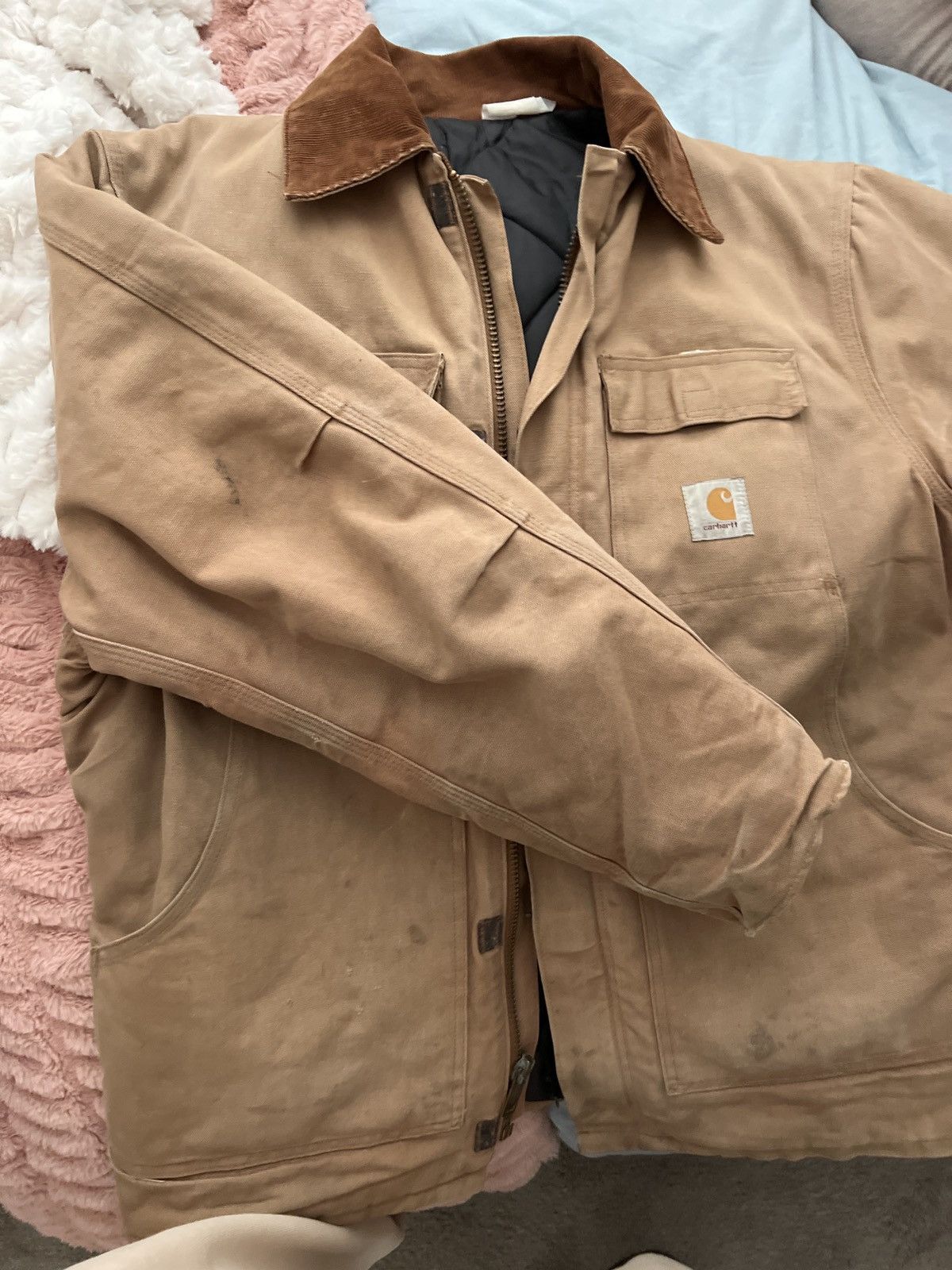 Carhartt × Vintage Vintage Carhartt Work Coat Size US XL / EU 56 / 4 - 1 Thumbnail