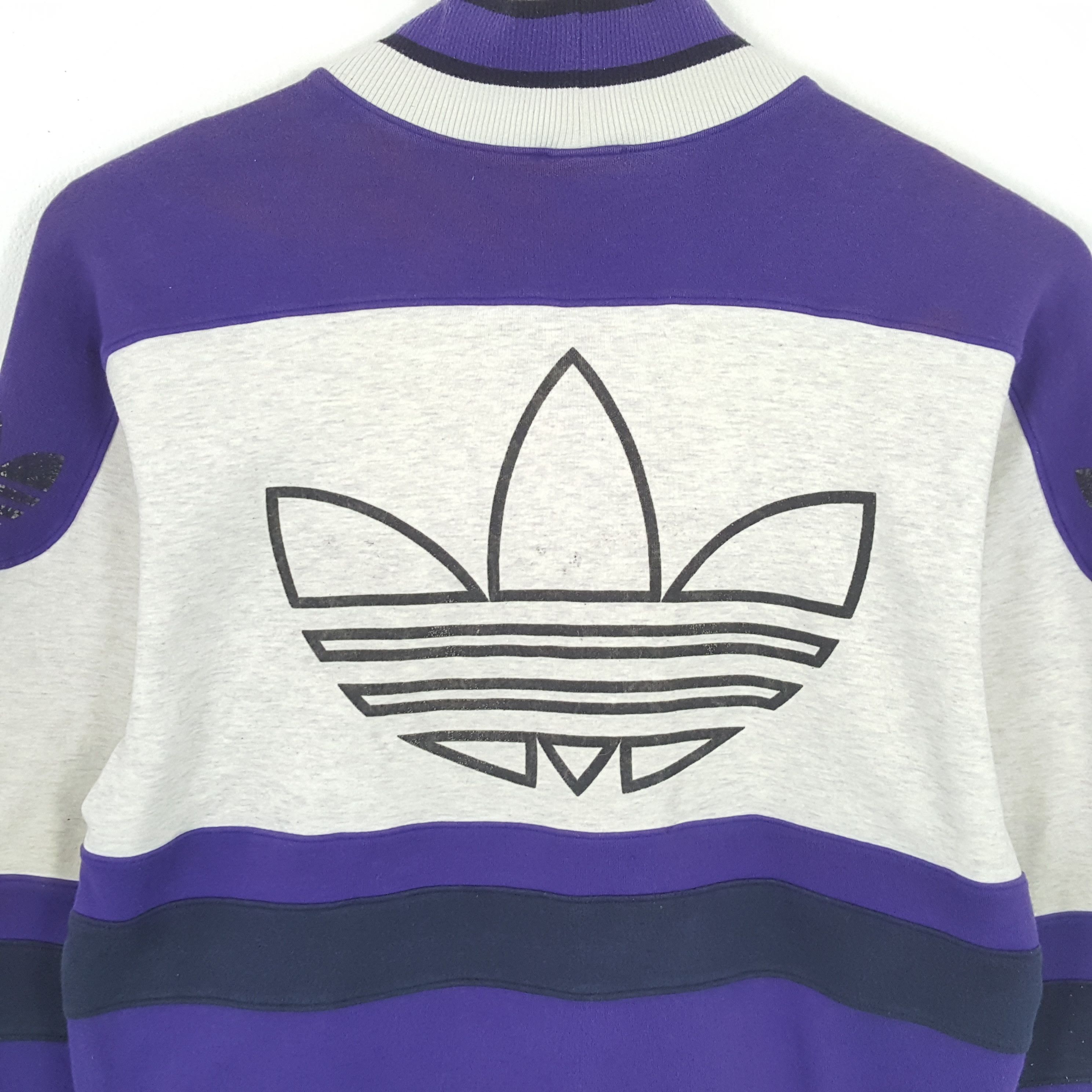 Adidas × Japanese Brand × Vintage Vintage ADIDAS Sportswear Big Logo Sweatshirts Size US L / EU 52-54 / 3 - 4 Thumbnail