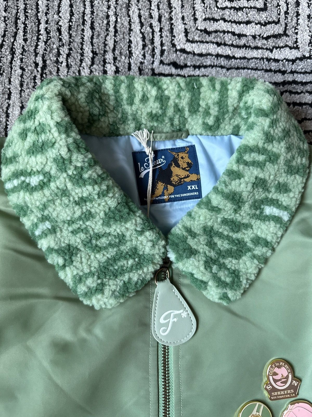 Golf le Fleur Golf Le Fleur Sherpa Collar Bomber Jacket Size US XXL / EU 58 / 5 - 5 Thumbnail