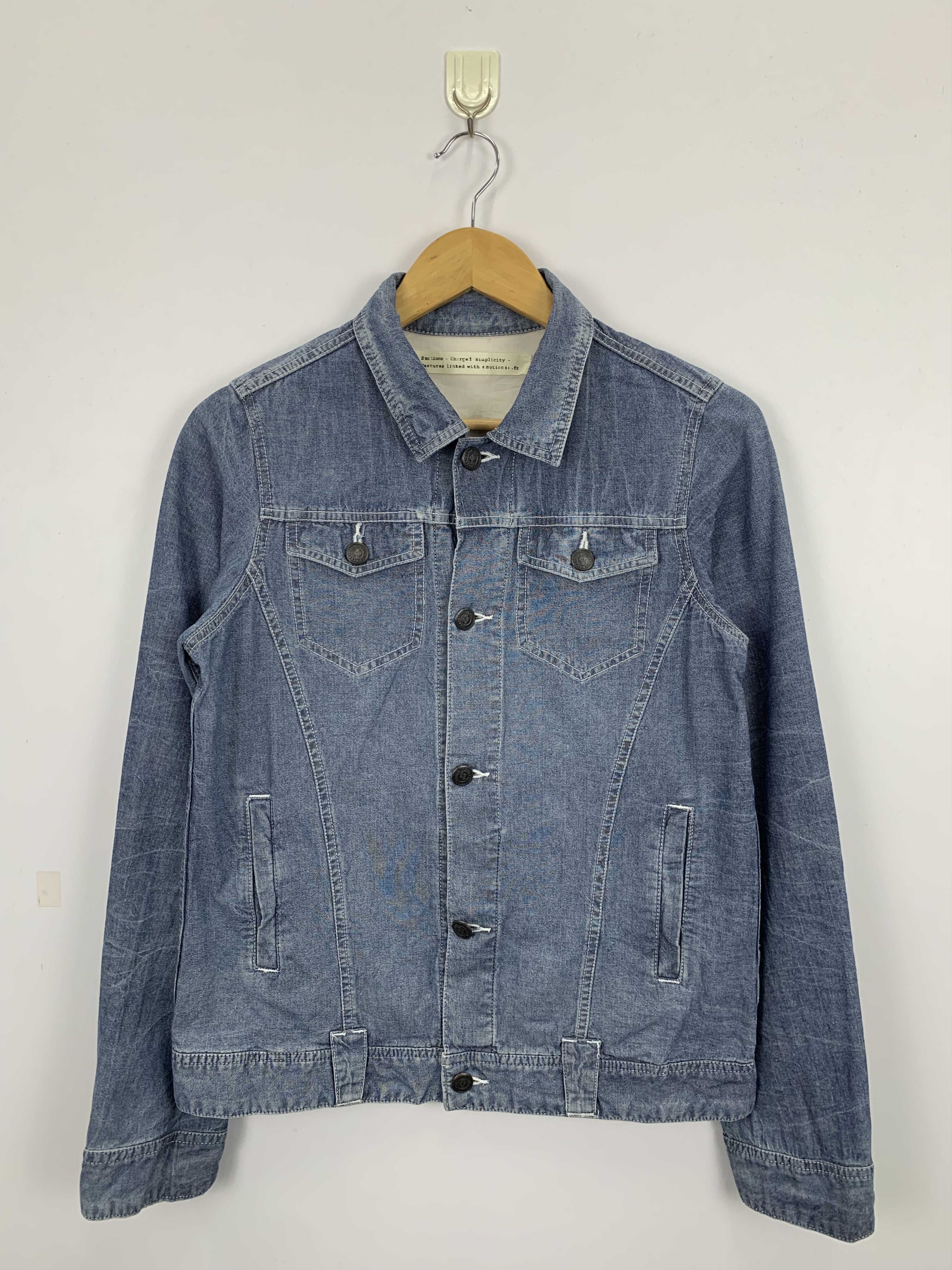 Japanese Brand Vintage Japanese Brand Trucker Denim Jacket J1003 Size US M / EU 48-50 / 2 - 1 Thumbnail
