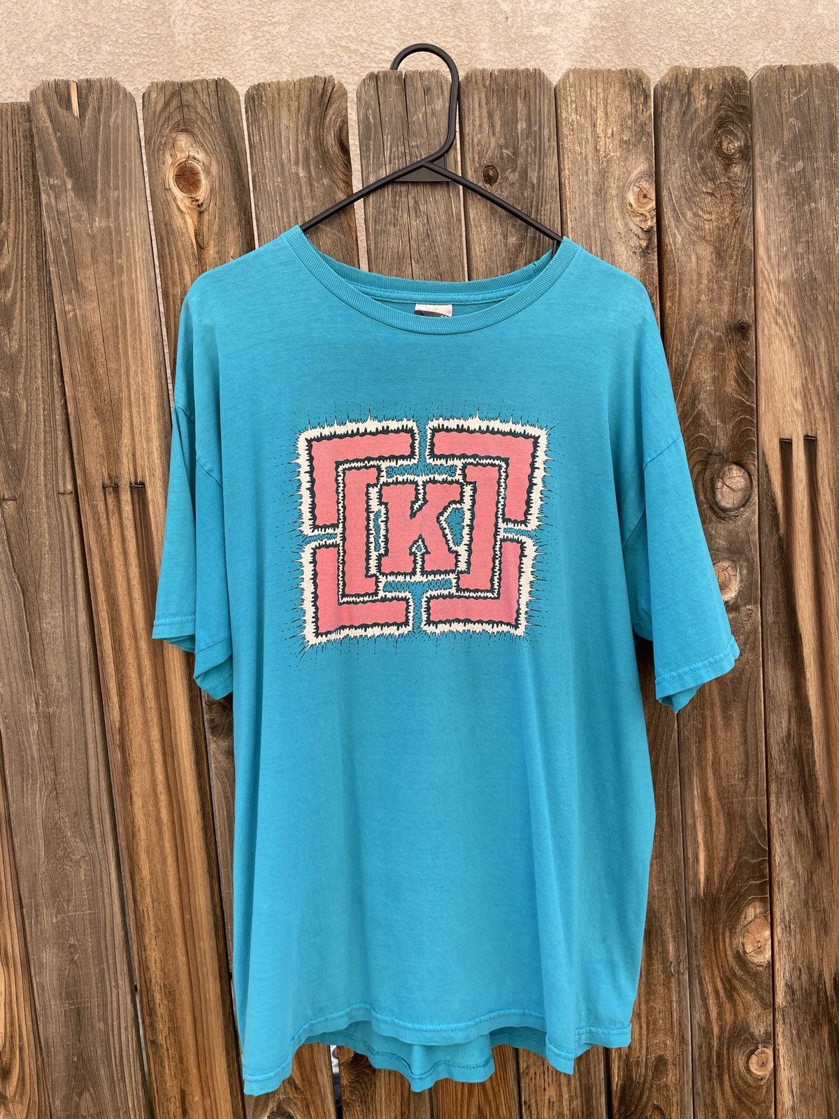 image of Krew x Vintage Kr3W Shirt in Teal, Men's (Size Large)