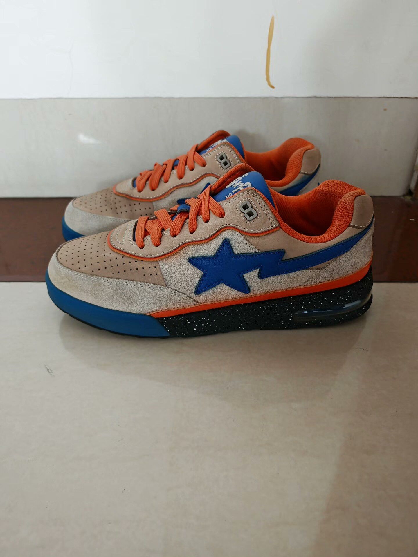 Bape Bape Blue Lowtop Sneakers 8.5 Men Size US 8.5 / EU 41-42 - 1 Thumbnail