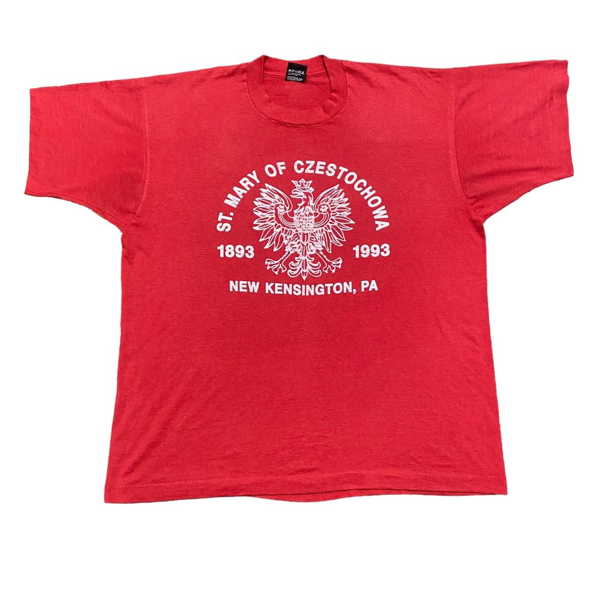 Vintage Vintage 1993 St. Mary Of Czestochowa New Kensington Shirt Size US XL / EU 56 / 4 - 1 Thumbnail