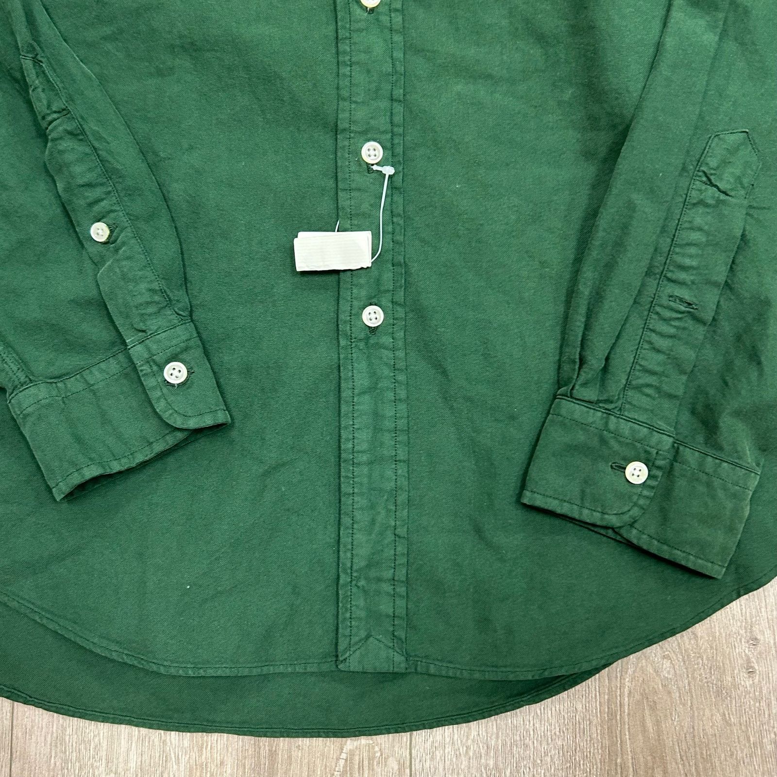 Polo Ralph Lauren Polo Ralph Lauren Garment-Dyed Oxford Green Button Up Shirt Size US M / EU 48-50 / 2 - 5 Thumbnail