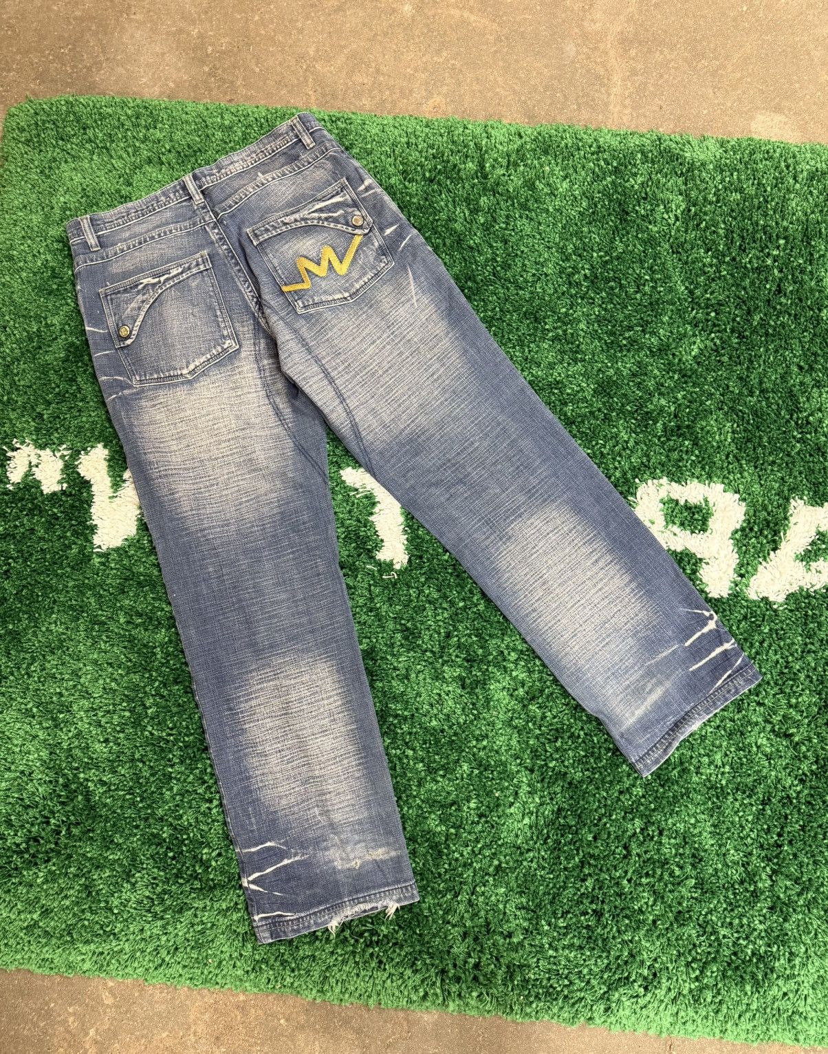 Vintage Cool Vintage "M" Denim Jeans Sz. 34 Size US 34 / EU 50 - 1 Thumbnail