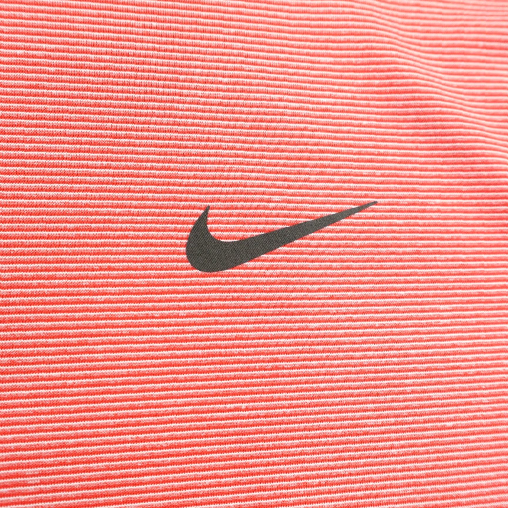 Nike Nike Tiger Woods Collection Polo Shirt Mens Large Red White Stripe Dri-FIT Golf Size US L / EU 52-54 / 3 - 3 Thumbnail