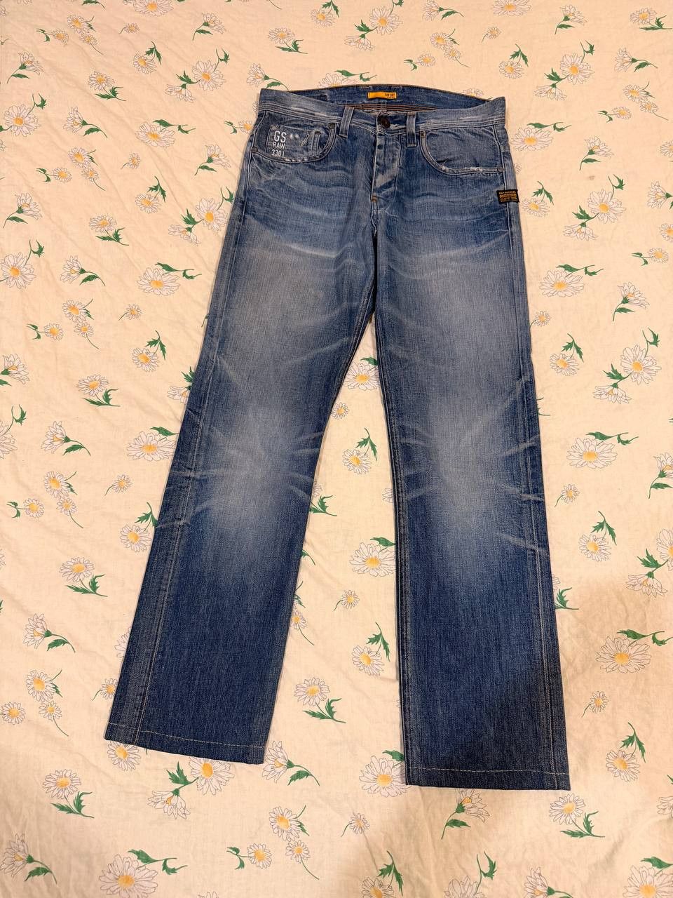 G-Star G-STAR 3301 SLIM Jeans Men Stretch Buttons Fly Size US 30 / EU 46 - 1 Thumbnail