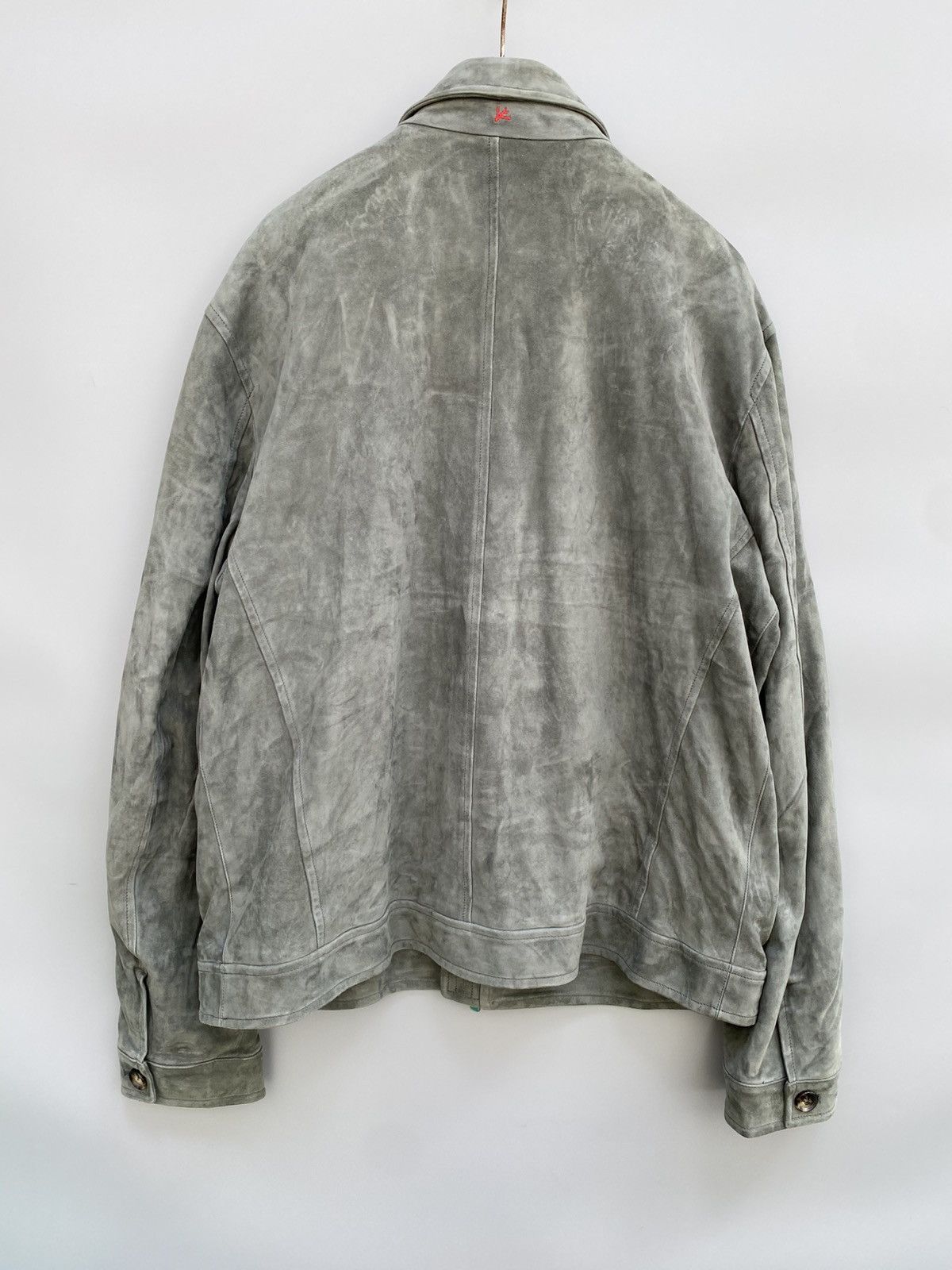 Isaia S/S 2017- Isaia- Aqualeather- Suede Leather Bomber Jacket Size US L / EU 52-54 / 3 - 12 Thumbnail