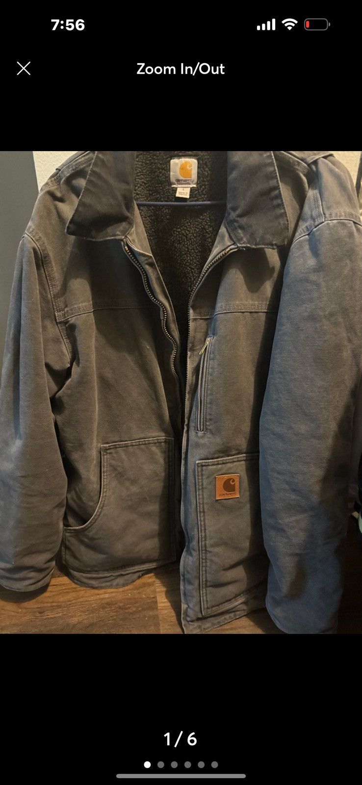 Grey Carhart winter coat