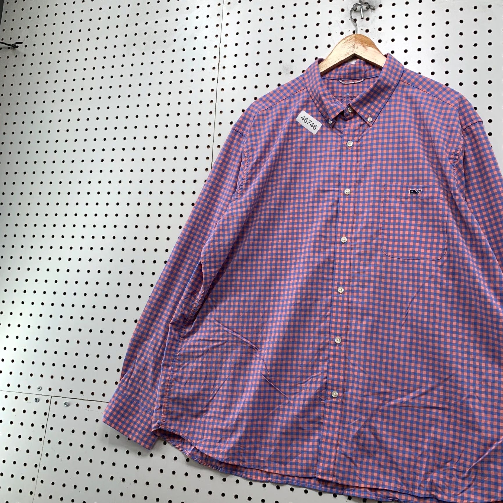 Vineyard Vines Vineyard Vines Performance Button Shirt Mens 2XL Pink Blue On The Go Gingham Shirt 2XL Pink Boys Mens 2XL Pink Blue On The Go Gingham Size US XXL / EU 58 / 5 - 5 Thumbnail