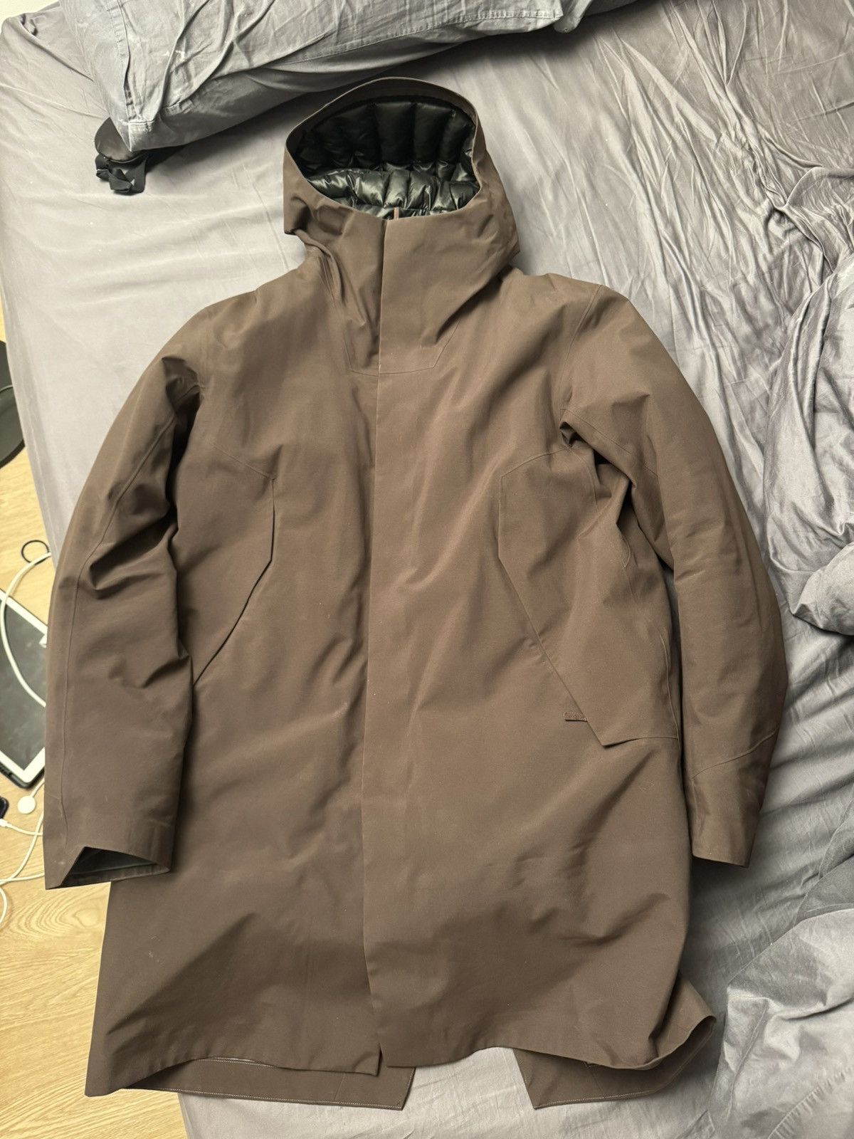 Veilance Lenan Insulated Tech Wool Topcoat Men's | Grailed