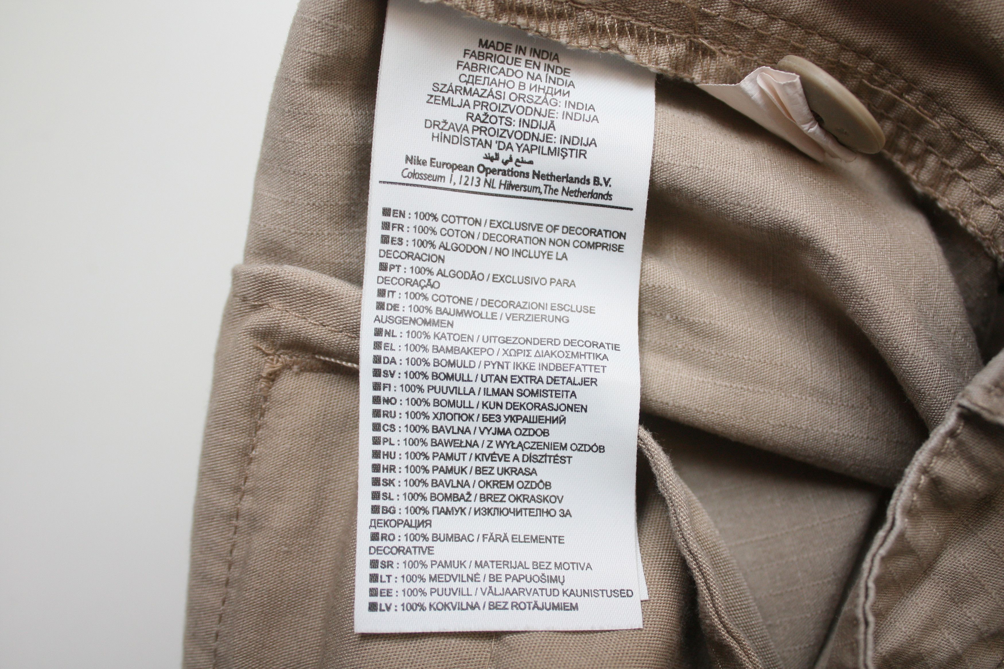 Nike Nike Vintage Beige Cargo Shorts 36 Men's Size US 36 / EU 52 - 7 Thumbnail
