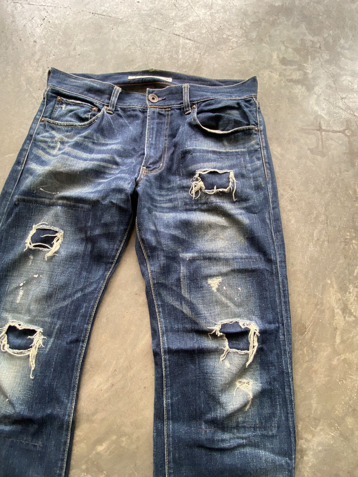 Japanese Brand Baggy Jeans Japanese Back Number Size US 36 / EU 52 - 5 Thumbnail