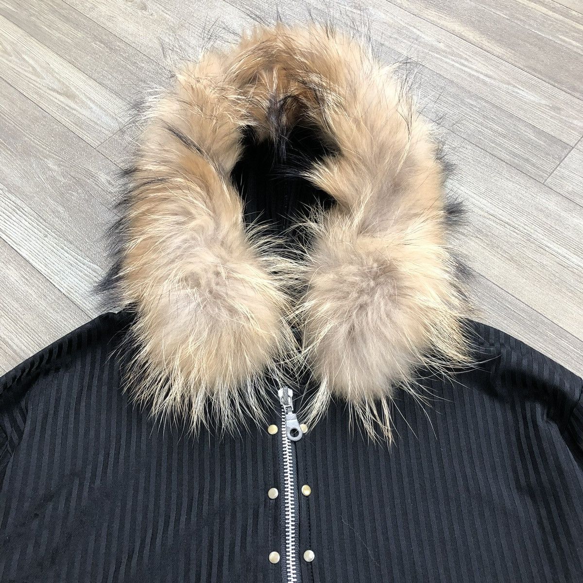 Beauty Beast 2000s Beaumere Stripped Lgb Kmrii Ifsixwasnine Fur Hoodie Size US L / EU 52-54 / 3 - 3 Thumbnail
