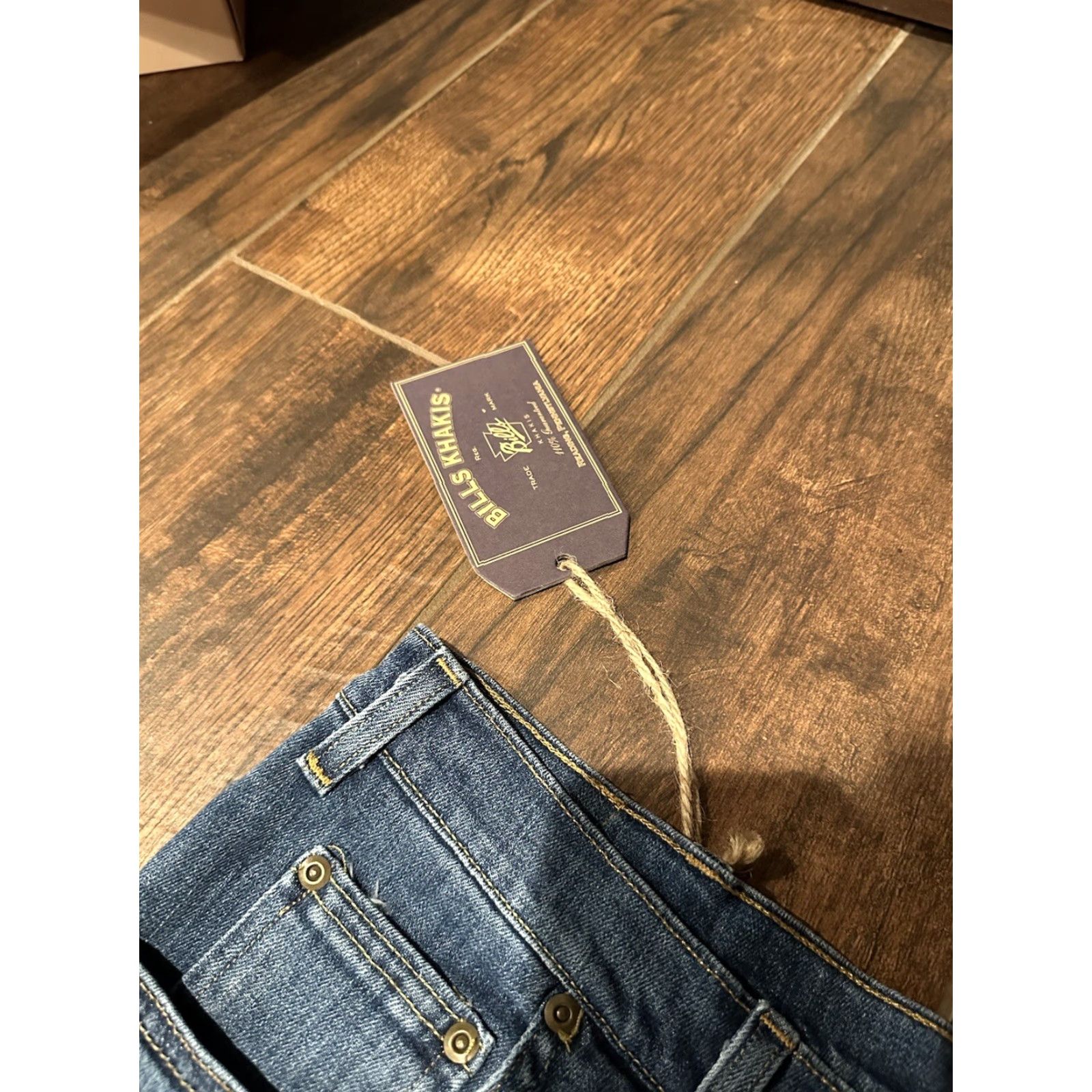 Bills Khakis Bills Khakis Men's 5 Pocket Standard Fit Blue Denim Jeans 42x34 5S32-SWD NWT Size US 42 / EU 58 - 5 Thumbnail