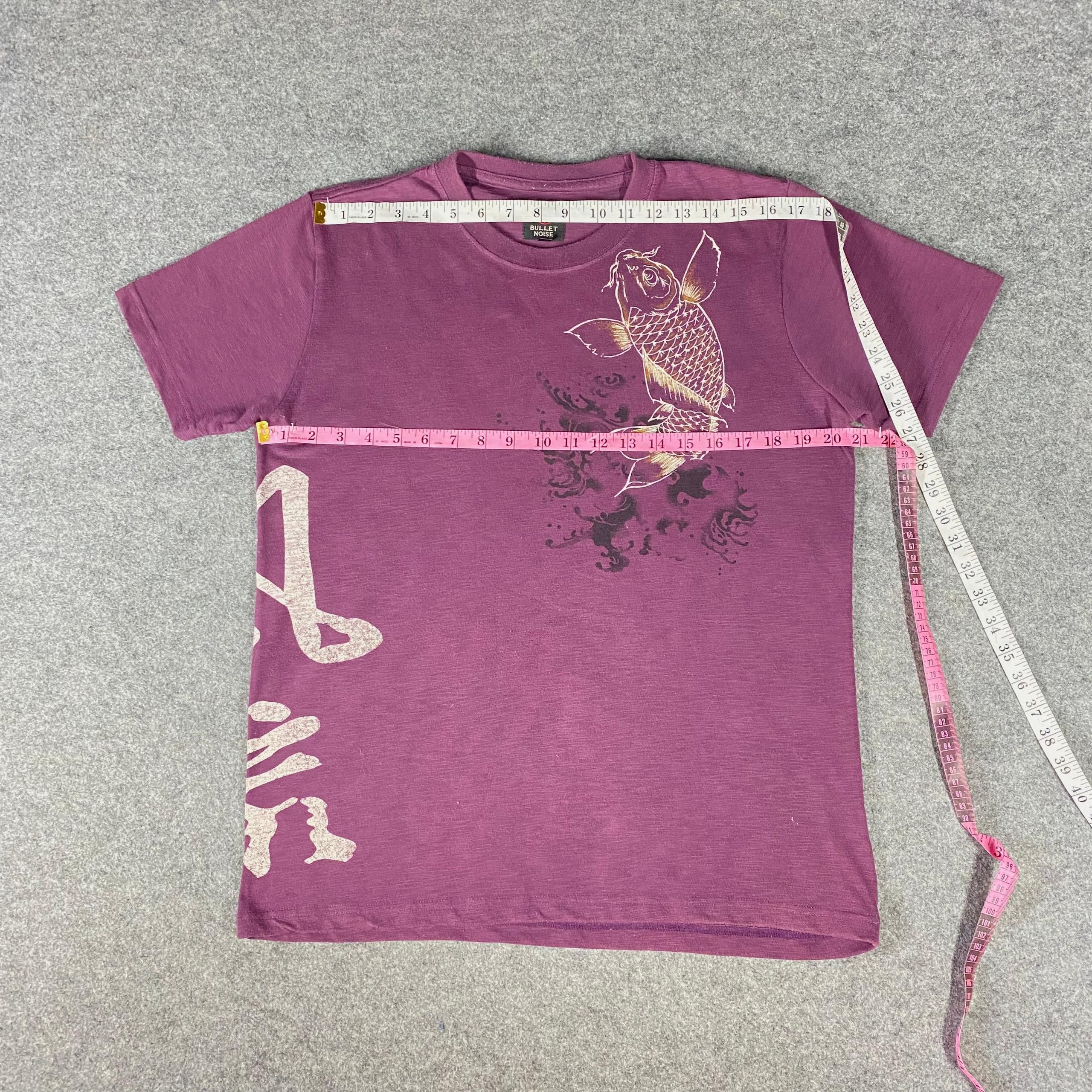 Bullet Noise Vintage Bullet Noise Fish Koi Japan Tshirt Size US M / EU 48-50 / 2 - 6 Thumbnail