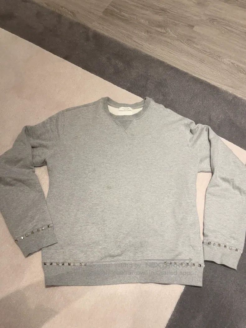 Valentino Valentino Gray sweatshirt Size S / US 4 / IT 40 - 1 Thumbnail