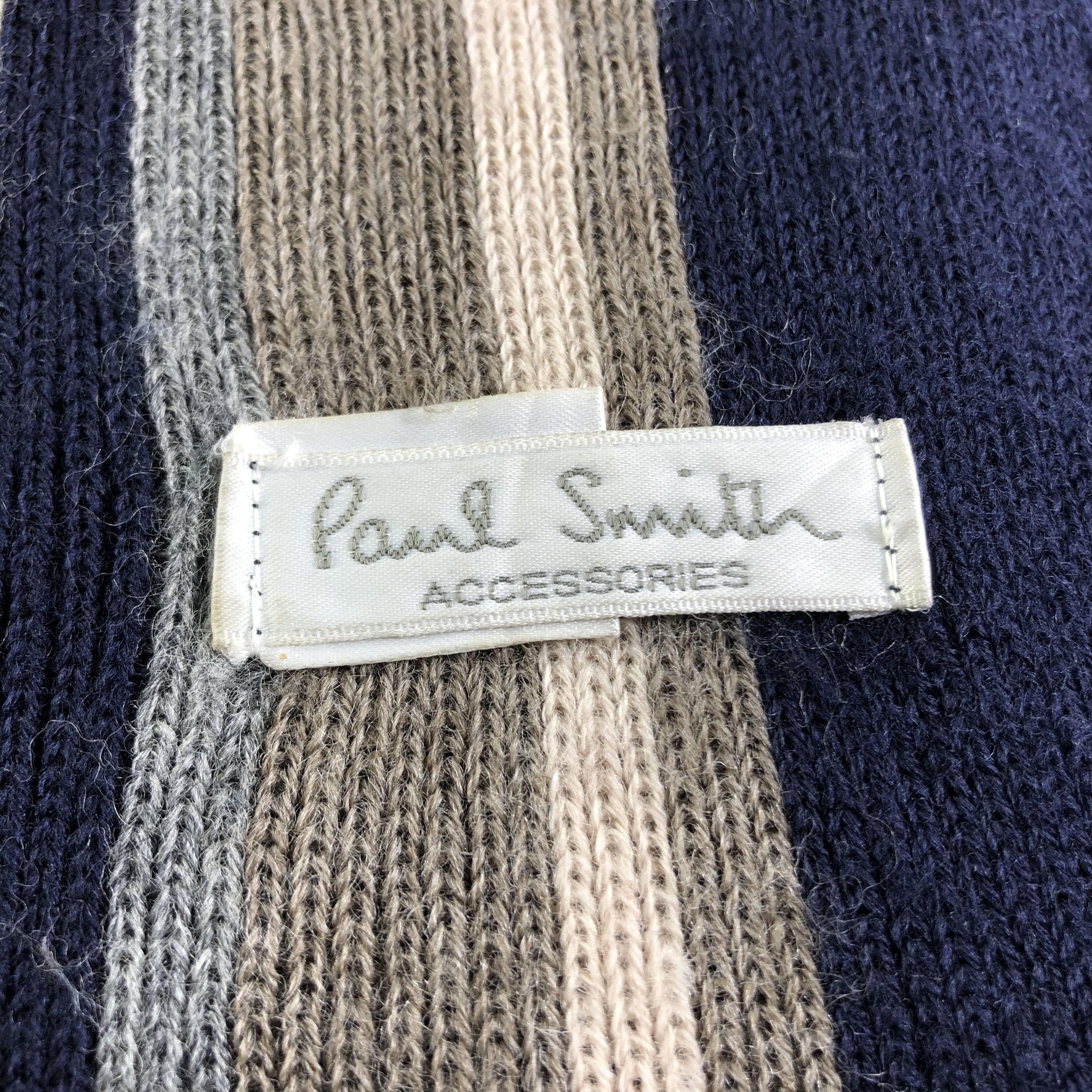 Paul Smith Paul Smith Striped Wool Scarf Muffler Neckwear V2382 Size ONE SIZE - 5 Thumbnail