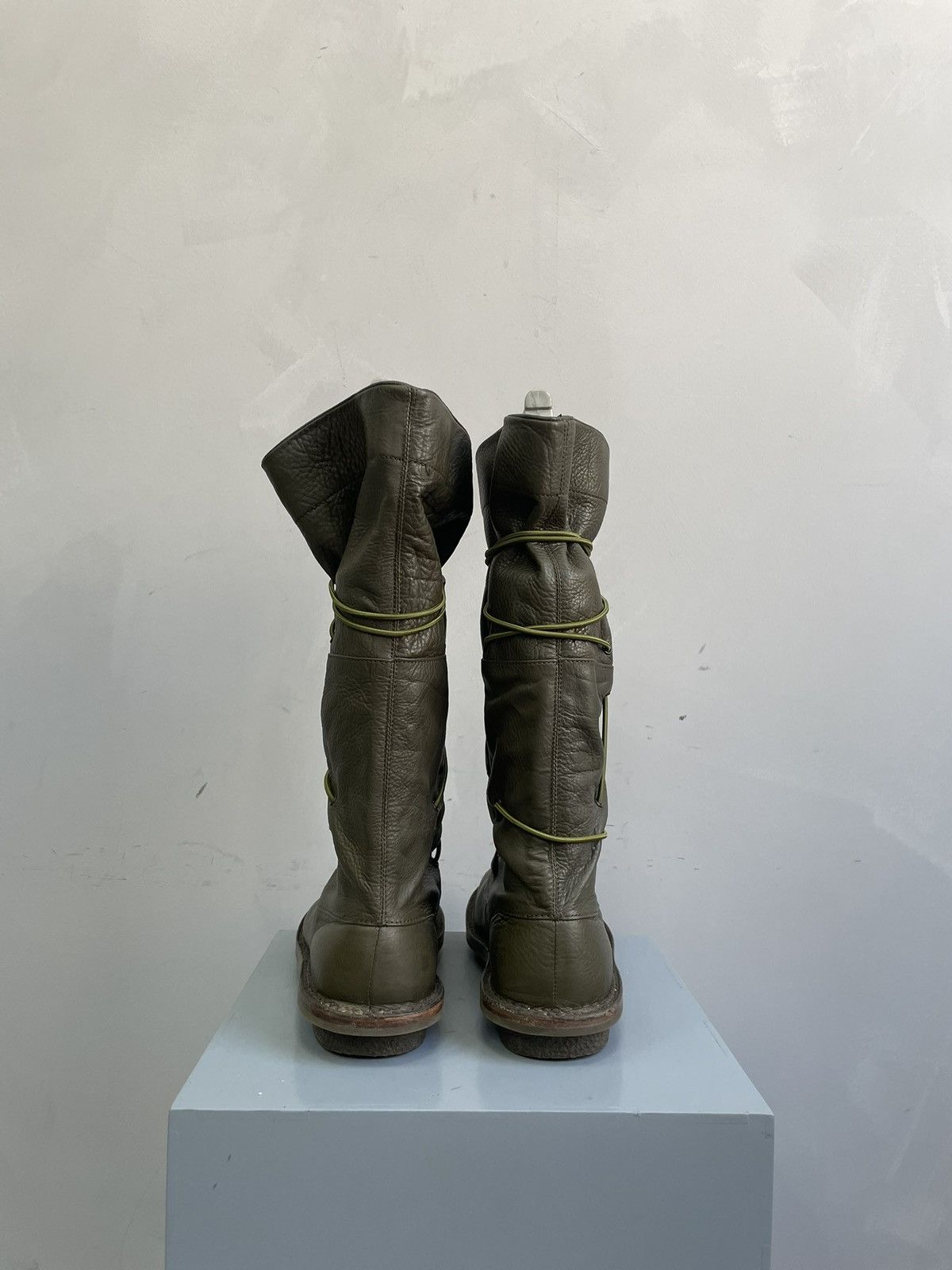 Trippen Rare rick owens style Trippen high moto boots y2k leather Size US 7.5 / EU 40-41 - 5 Thumbnail
