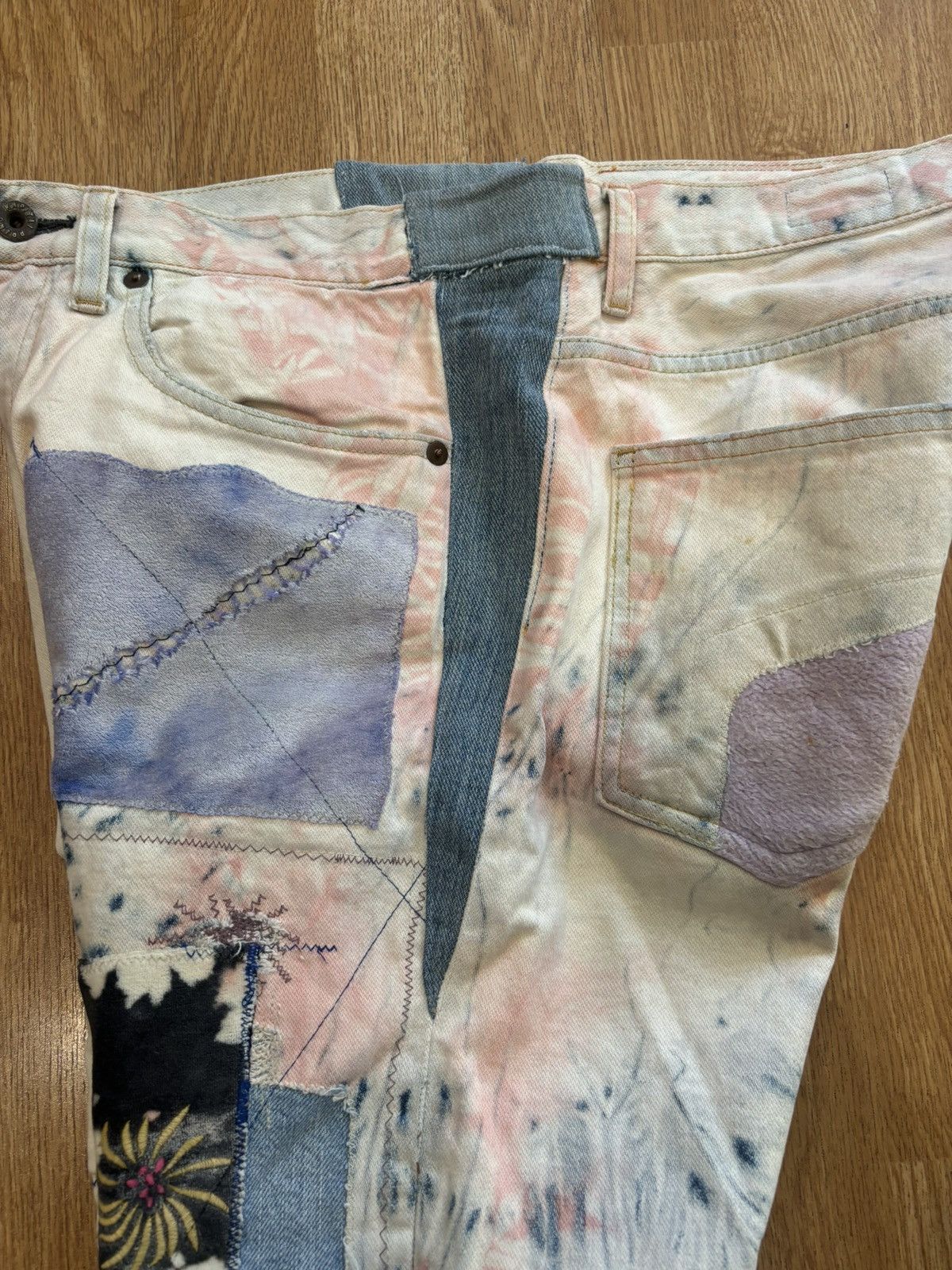 Kapital Kapital Okabilly Ashbury Tie Dye Patch denim Size US 32 / EU 48 - 3 Thumbnail