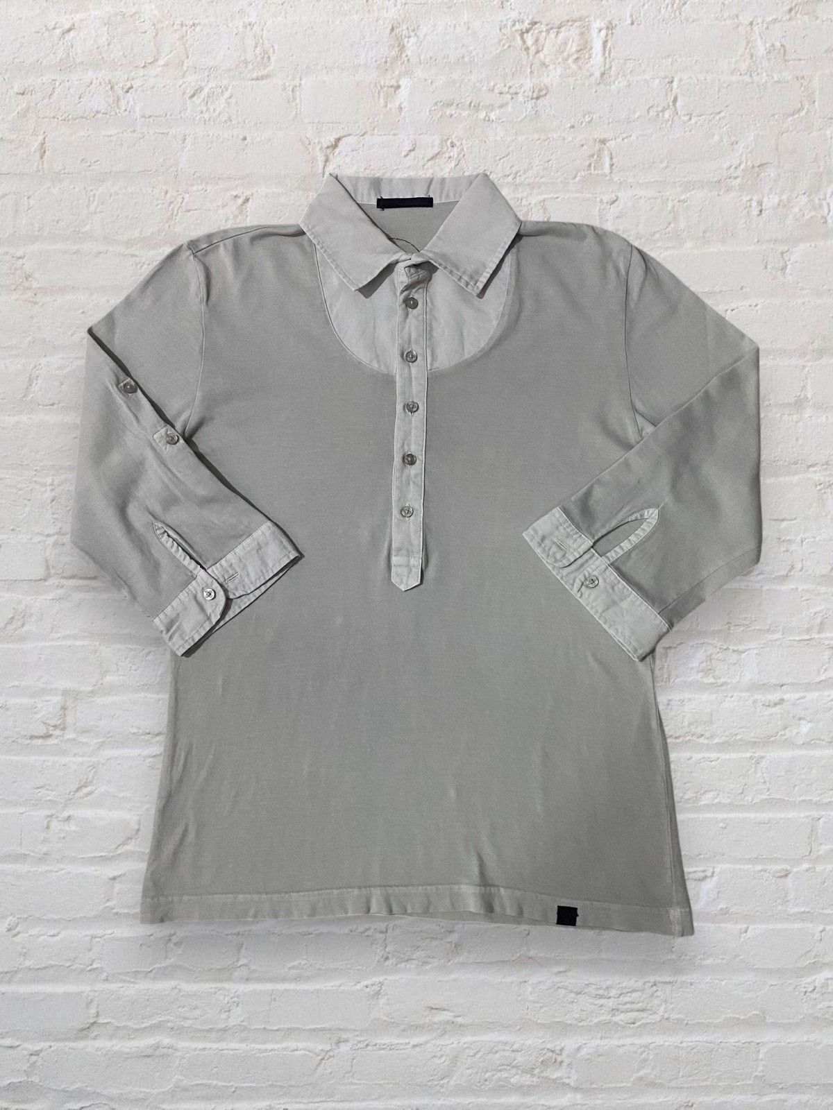 Japanese Brand CUSTOM CULTURE BLACK ELEGANCE EMBEROIDERY GRUNGE POLOS Size US M / EU 48-50 / 2 - 2 Thumbnail