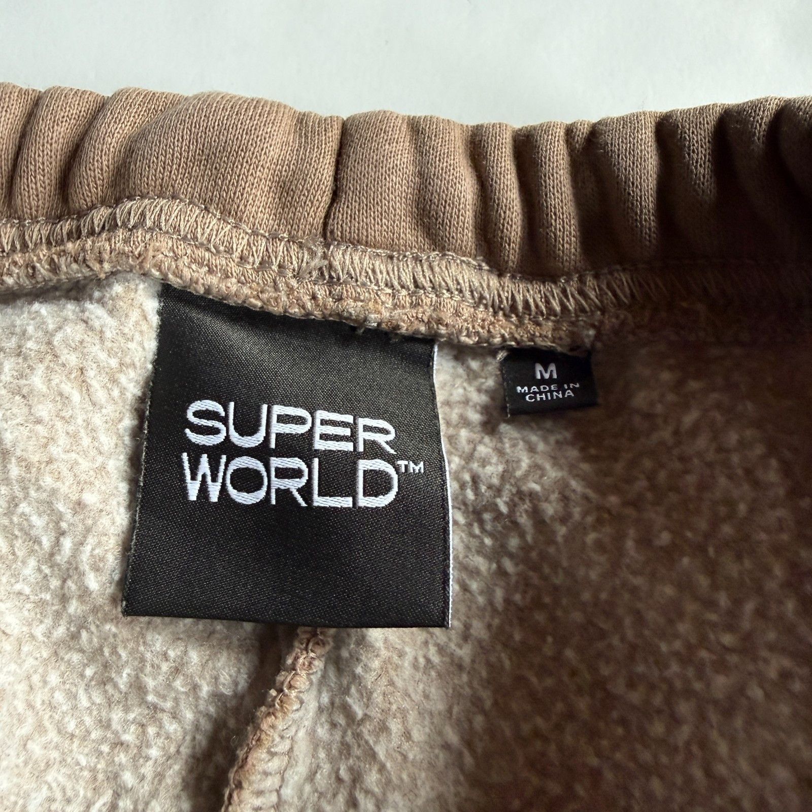 Aritzia ARITZIA Super World Fleece Sweatpants - Taupe Brown Size US 32 / EU 48 - 3 Thumbnail