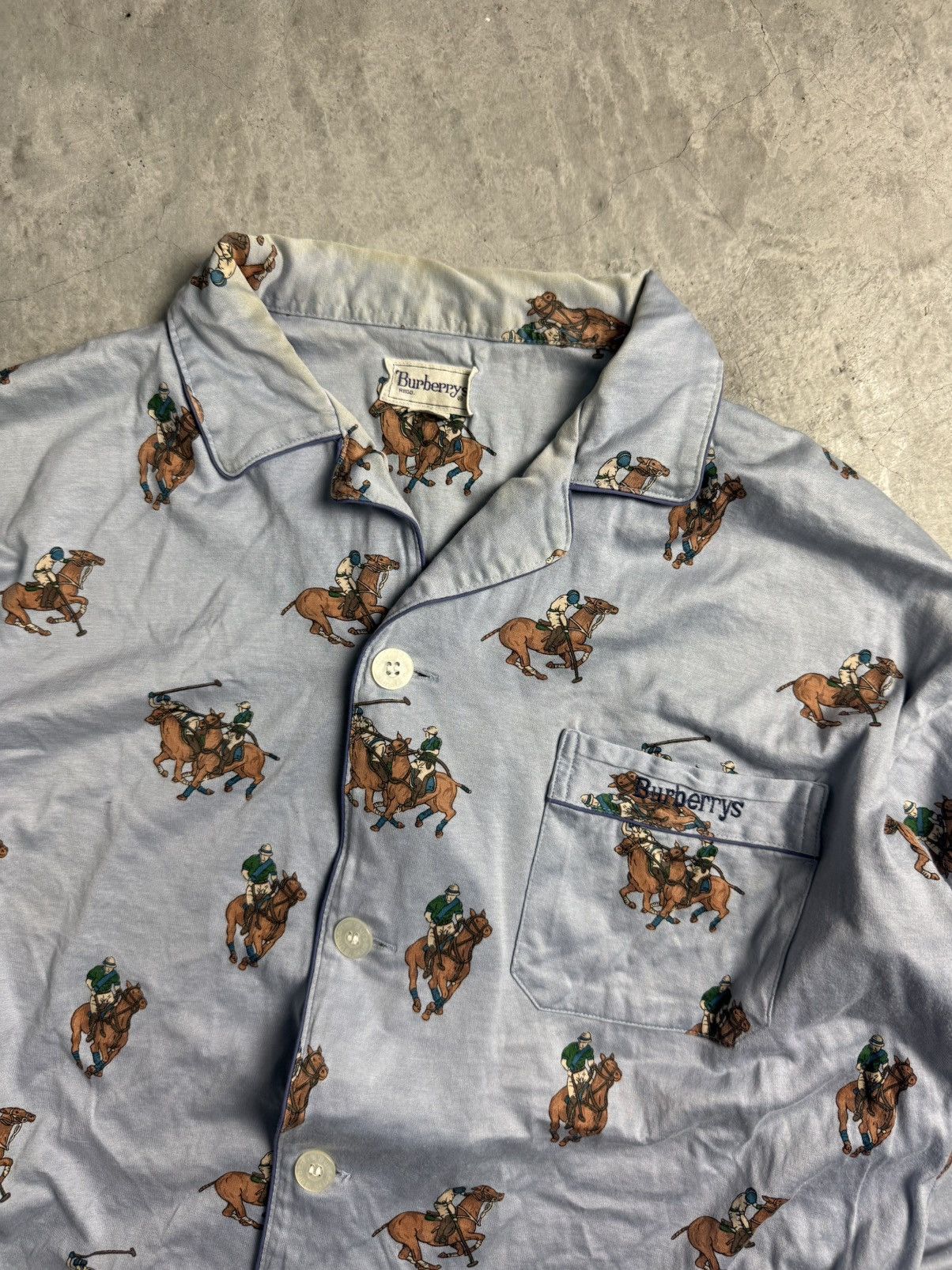 Burberry Vintage Burberry Pyjamas All over print 🐎🏇🏻 Size US L / EU 52-54 / 3 - 4 Thumbnail