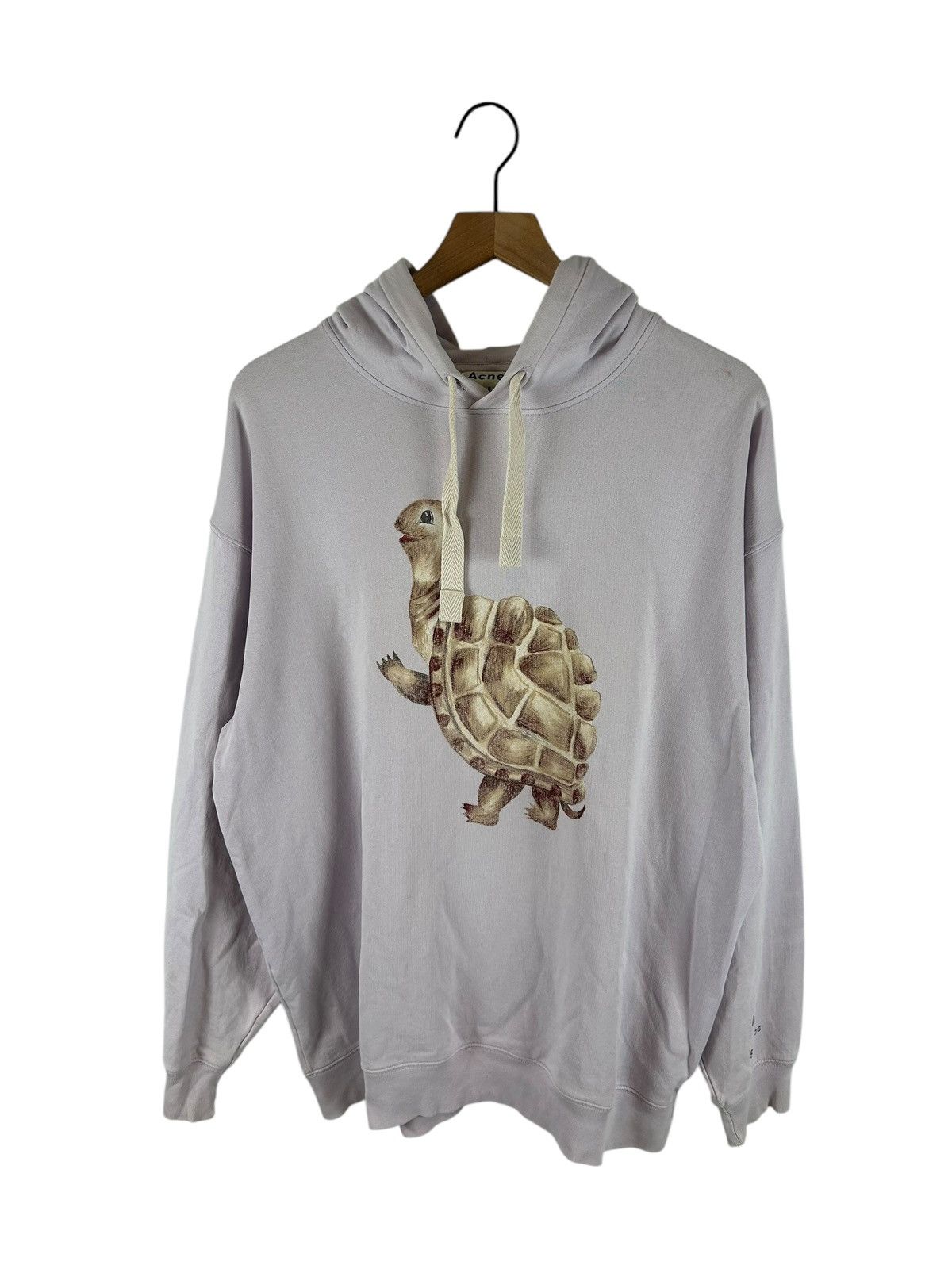 Acne Studios Acne Studios Turtle Print Hoodie Size US L / EU 52-54 / 3 - 1 Thumbnail