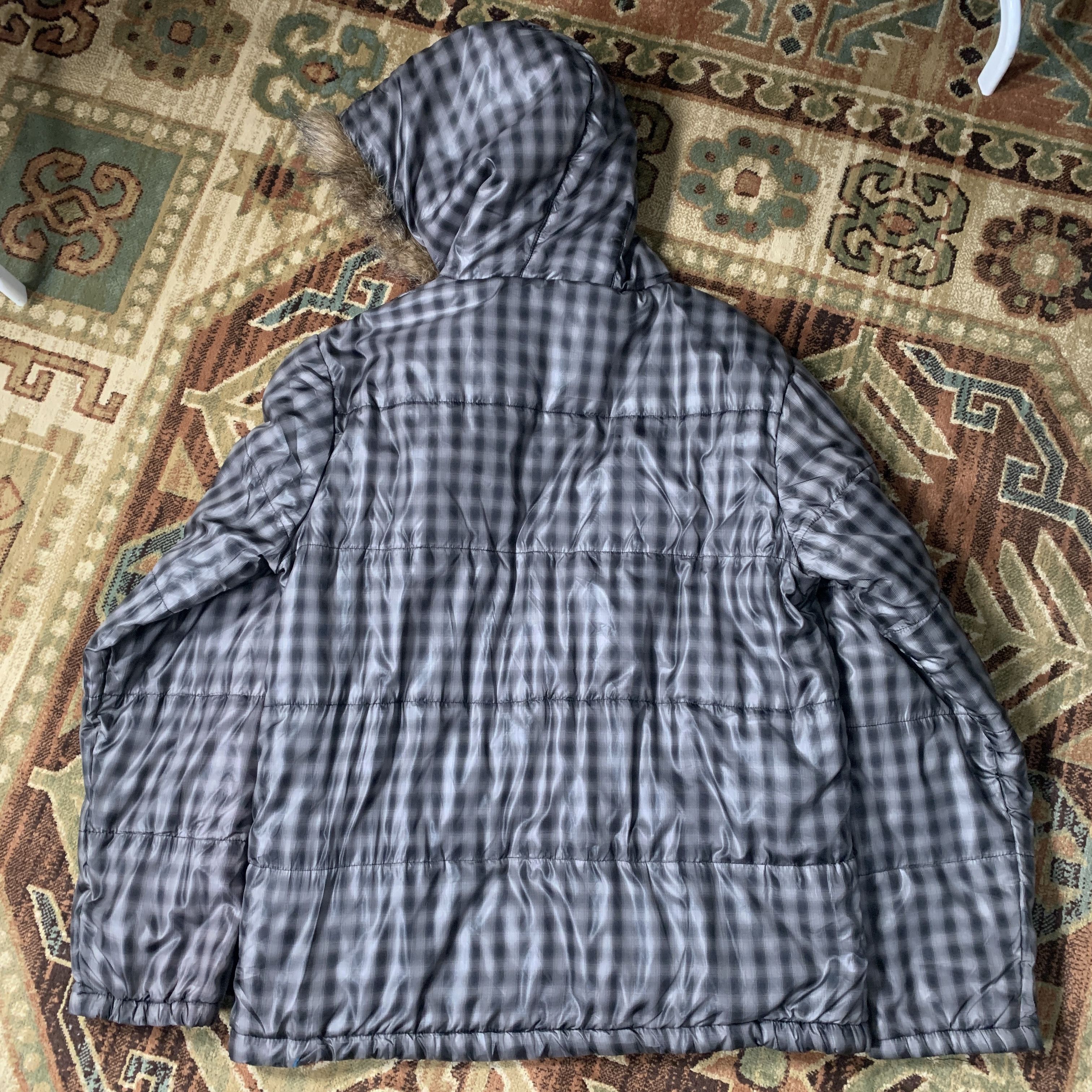 Japanese Brand 2000s Japanese Ifsix Pattern Puffer Down Fur Jacket Size US M / EU 48-50 / 2 - 3 Thumbnail