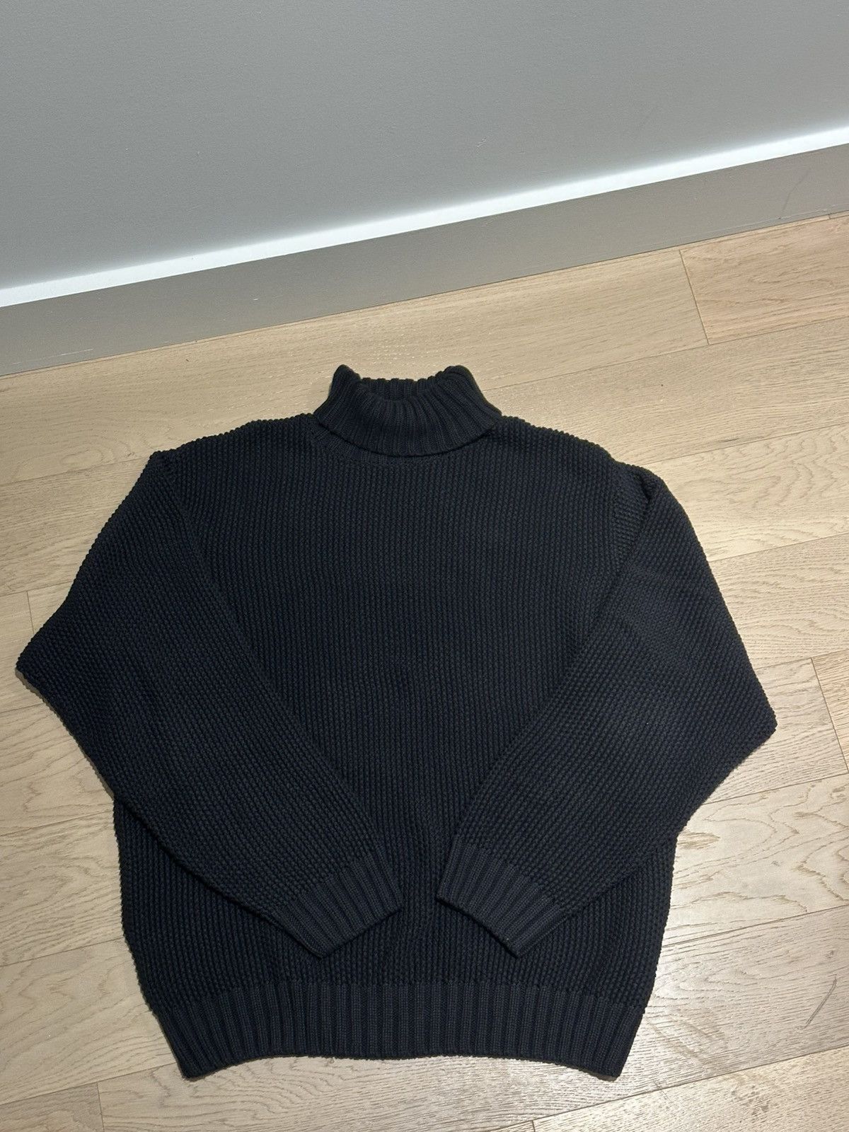 Noah Seed Stitch Turtleneck Sweater Size US L / EU 52-54 / 3 - 3 Thumbnail