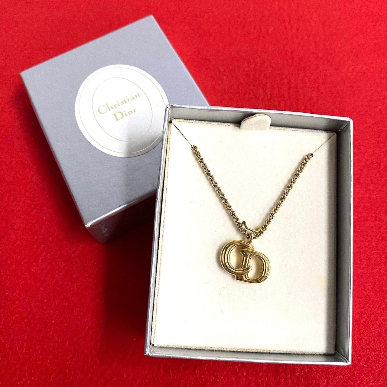 Dior Dior Necklace Gold Plated Size ONE SIZE - 1 Thumbnail