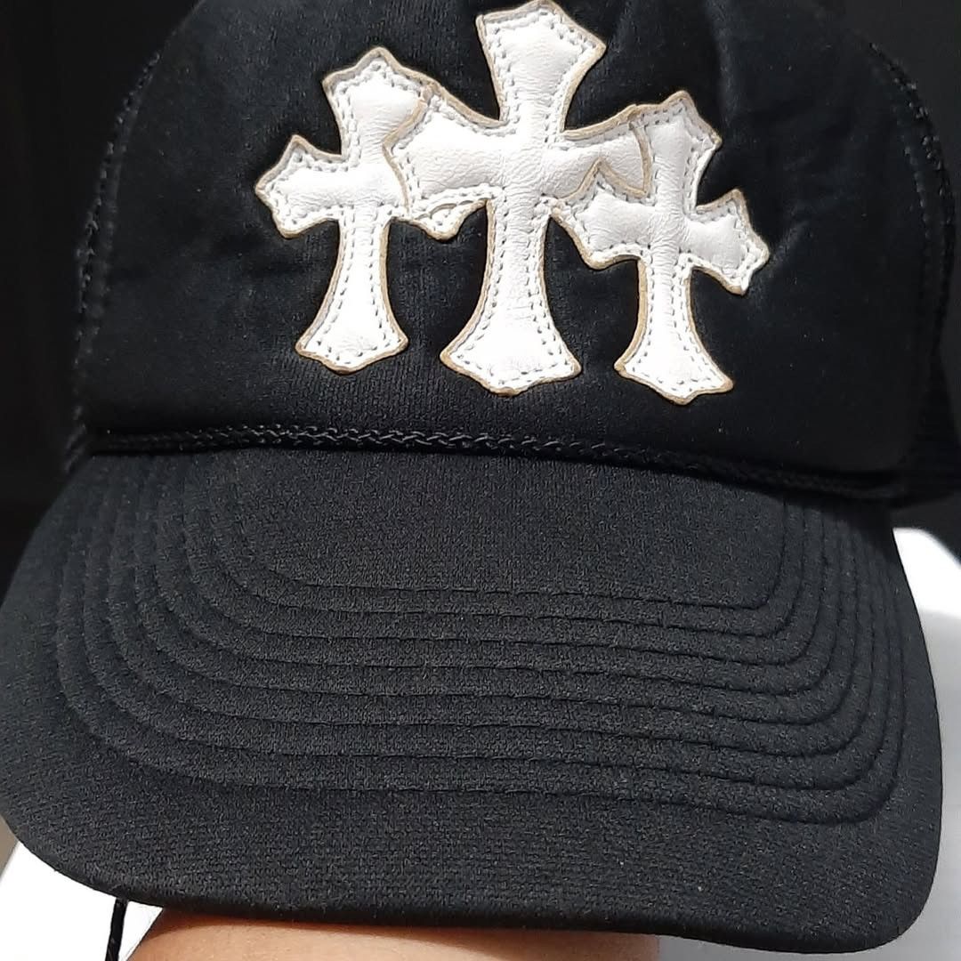 Chrome Hearts Chrome Heart Trucker Cross Patch Leather Size ONE SIZE - 2 Thumbnail