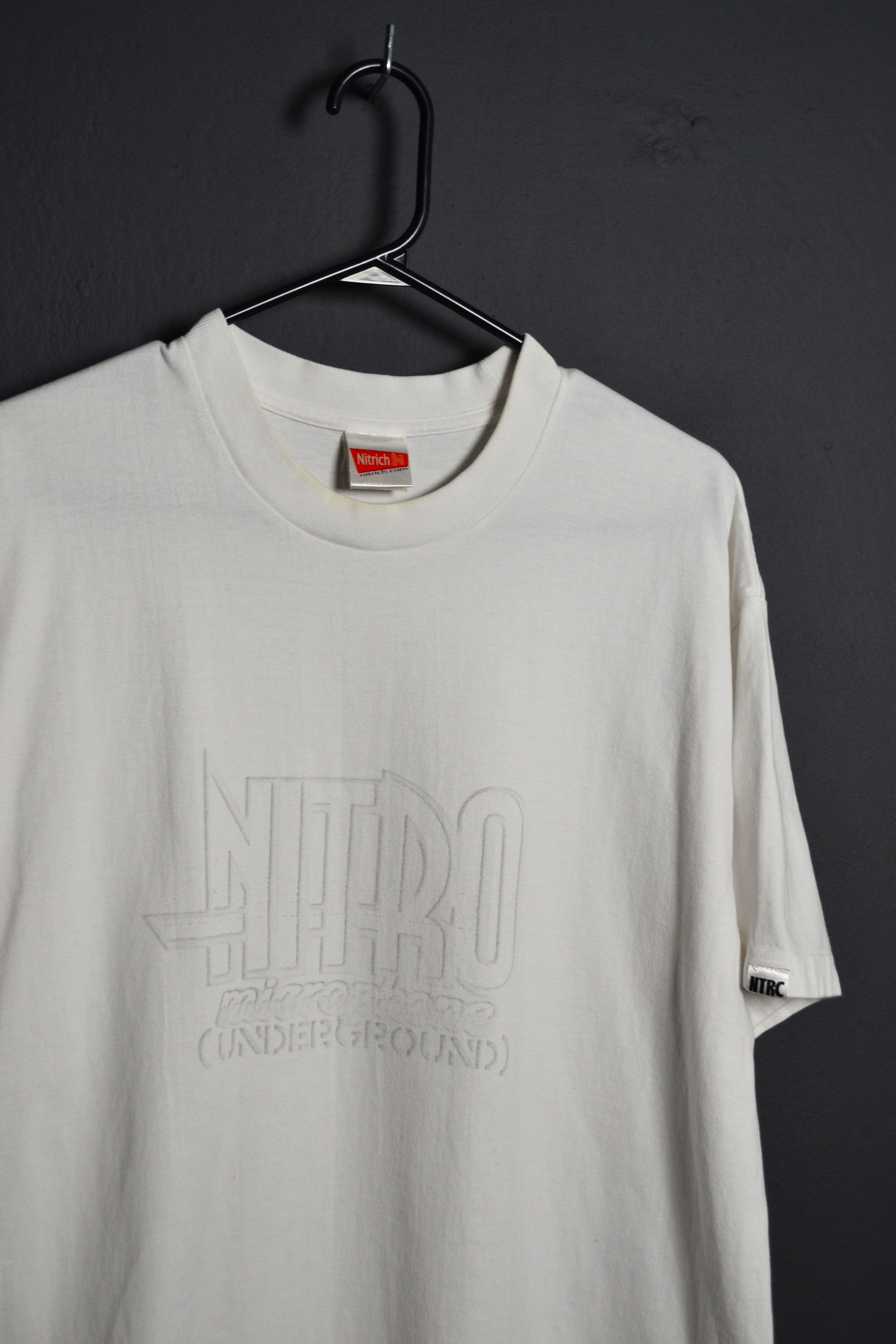 Band Tees NITRICH Nitro Microphone Underground T-Shirt size L Vintage Size US L / EU 52-54 / 3 - 1 Thumbnail