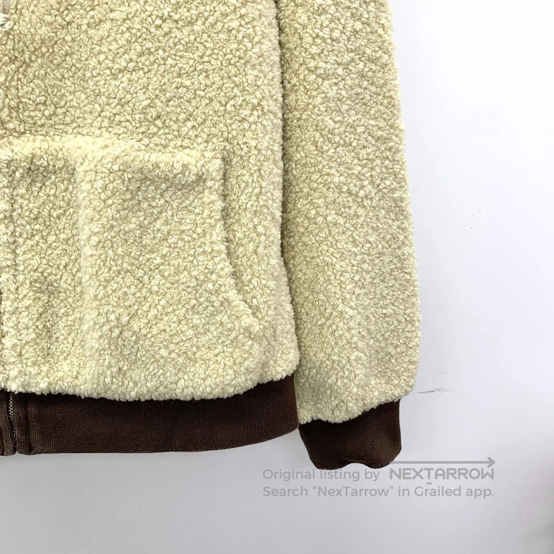 Gucci Guicci Beige Logo Jacquard Hooded Zip Long-Sleeve Lamb绒 Ja Size US S / EU 44-46 / 1 - 4 Thumbnail