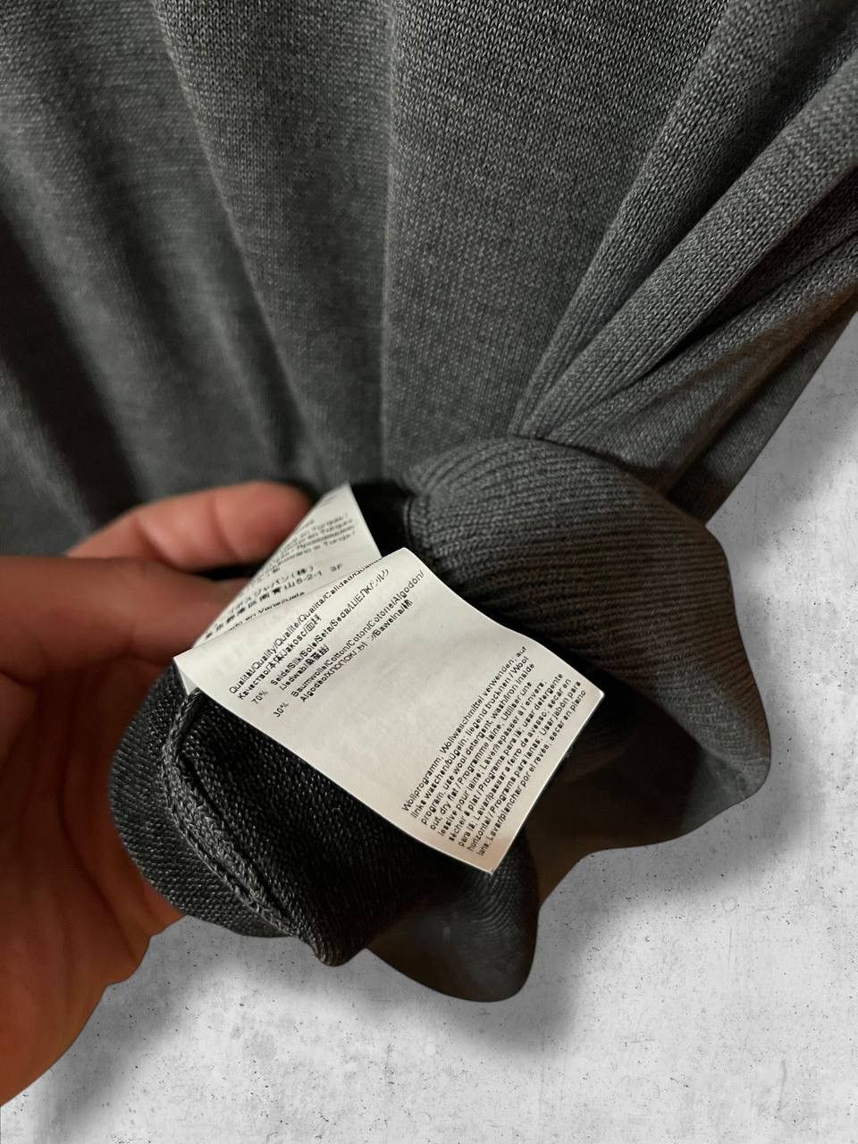 Hugo HUGO BOSS Silk knitted SOPRANO style tee t shirt classic Size US L / EU 52-54 / 3 - 8 Thumbnail