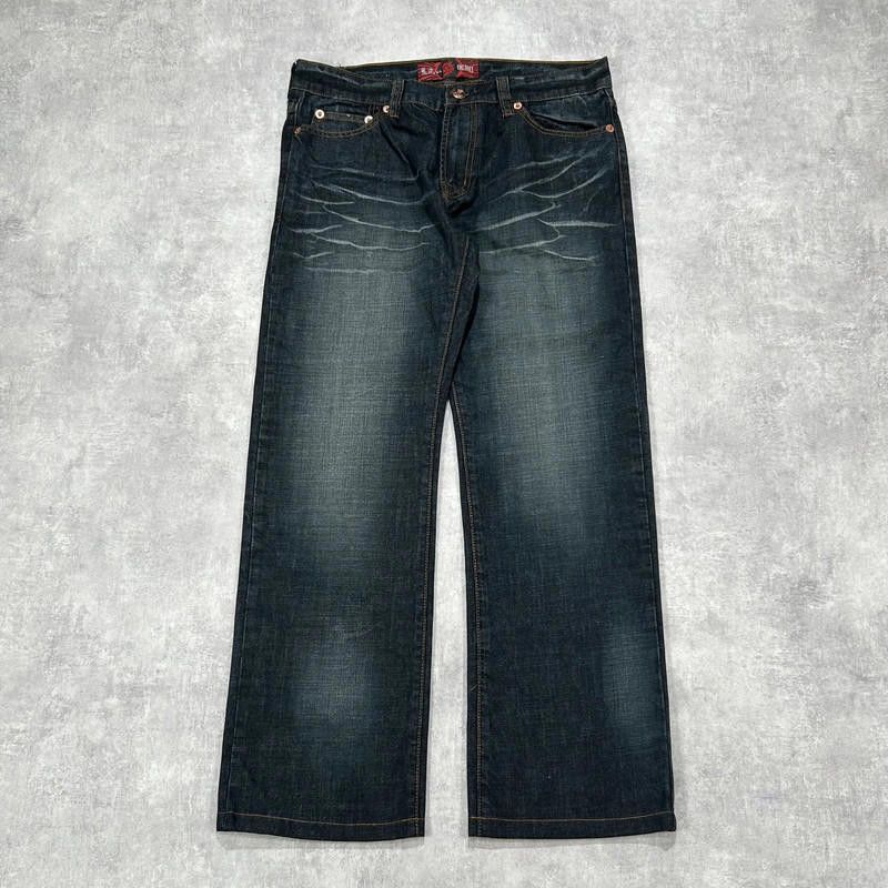 Vintage Oniarai Japanese Embroidered denim Jeans W33