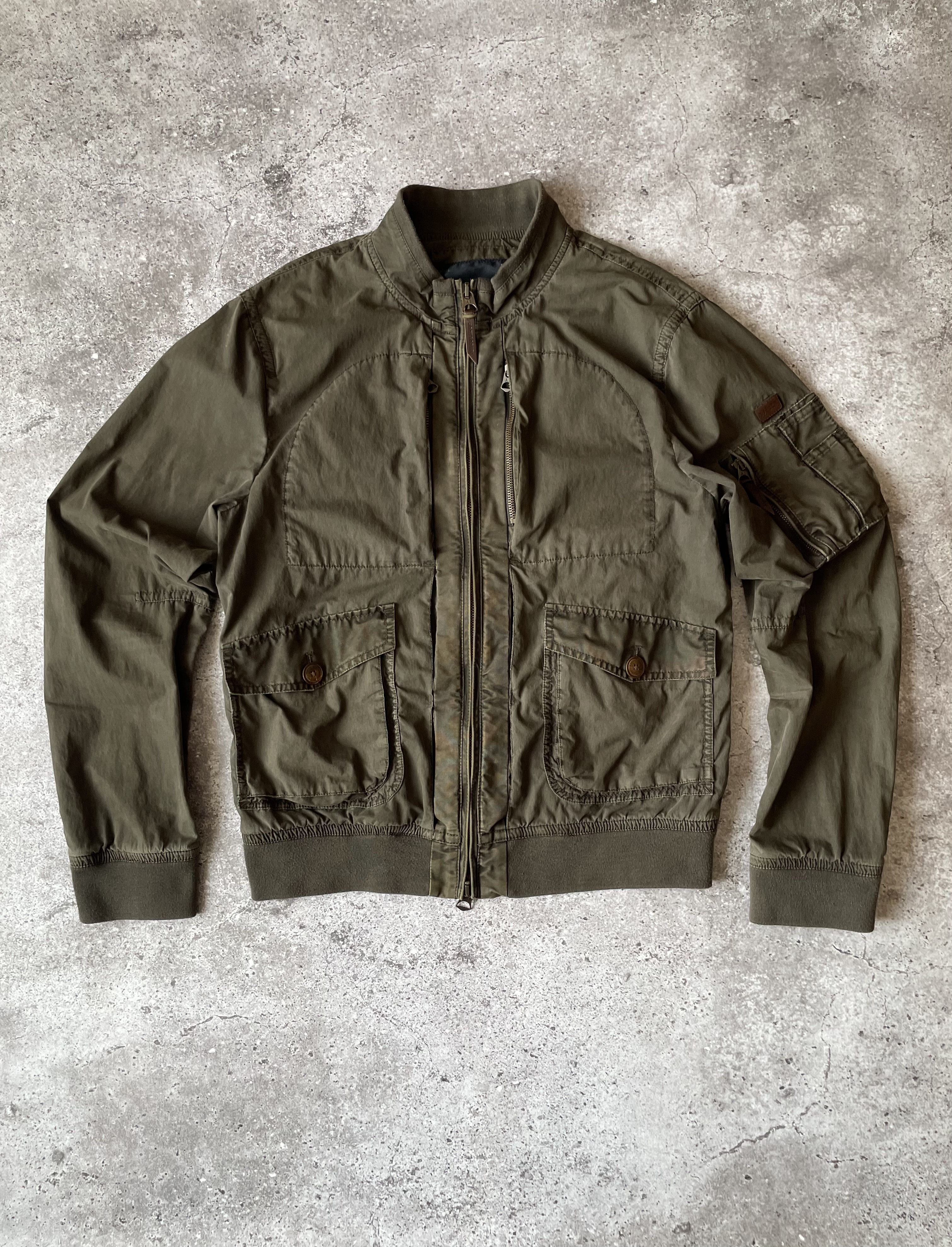 Giorgio Armani × Vintage Archive 80s Armani Jeans military bomber
