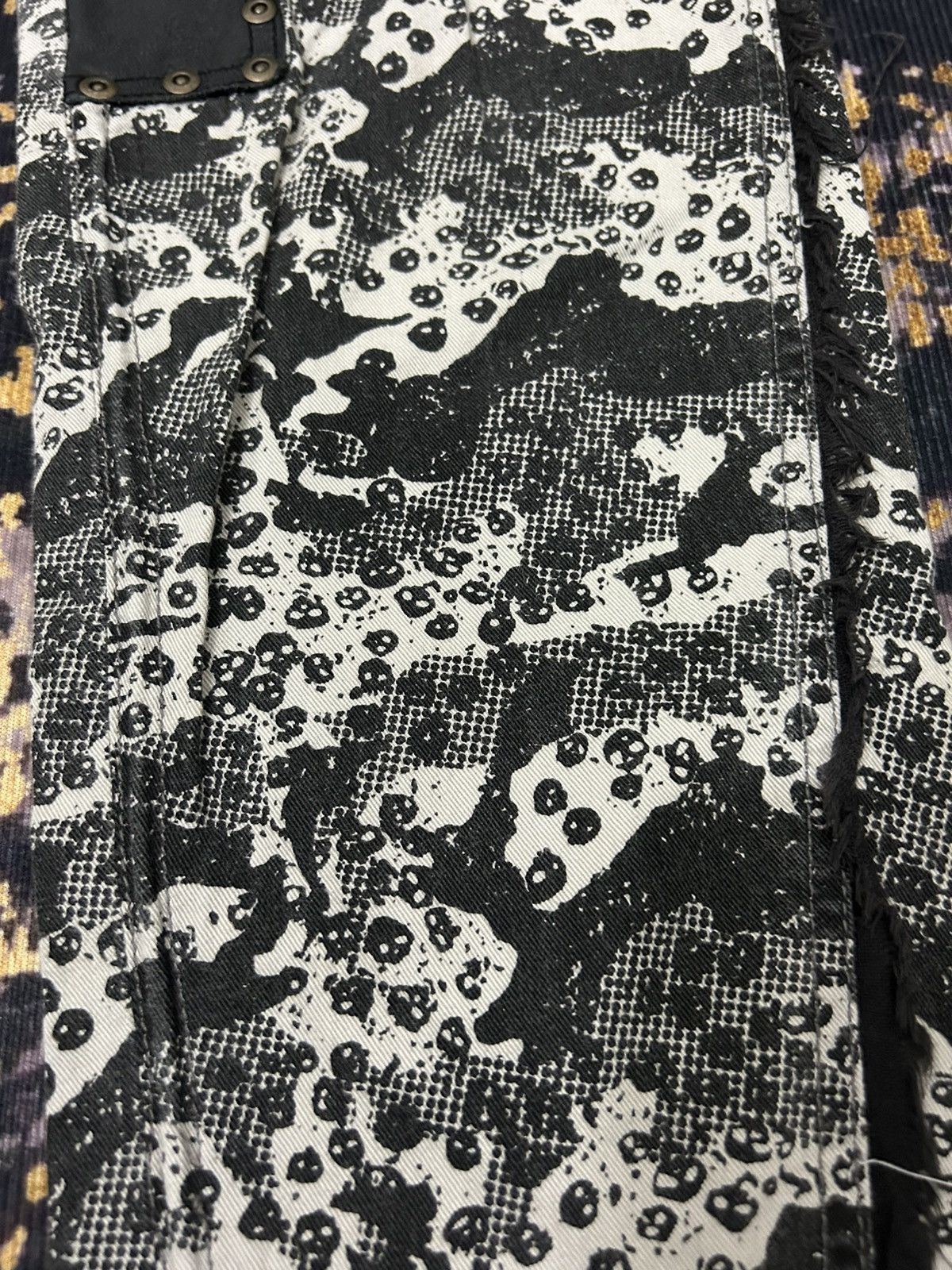 Seditionaries Algonquins Spiritual Weapon Skull Cargo Bondage Pants Size US 31 - 6 Thumbnail
