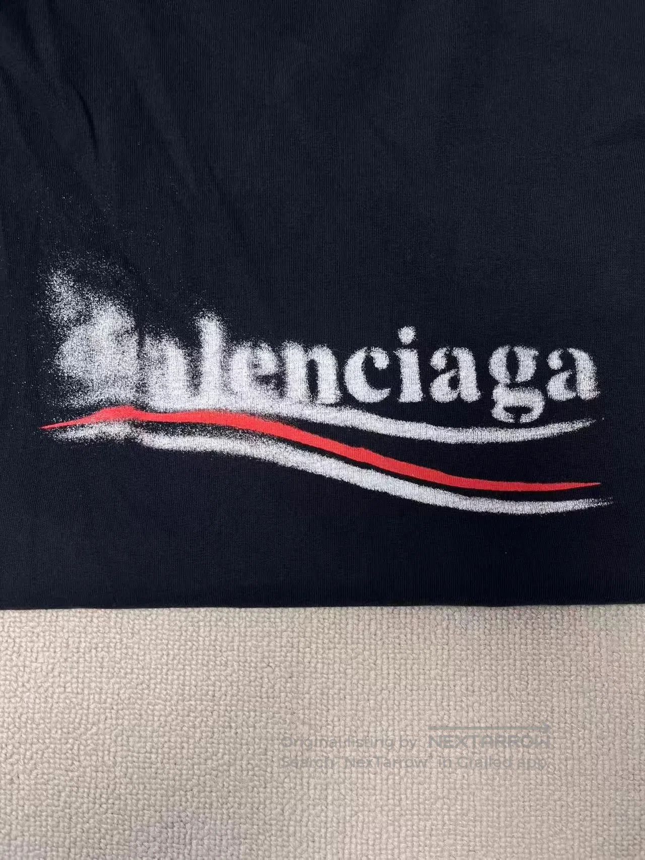 Balenciaga Balenciaga Letter Print Crewneck Short Sleeve T-Shirt. Size US S / EU 44-46 / 1 - 3 Thumbnail