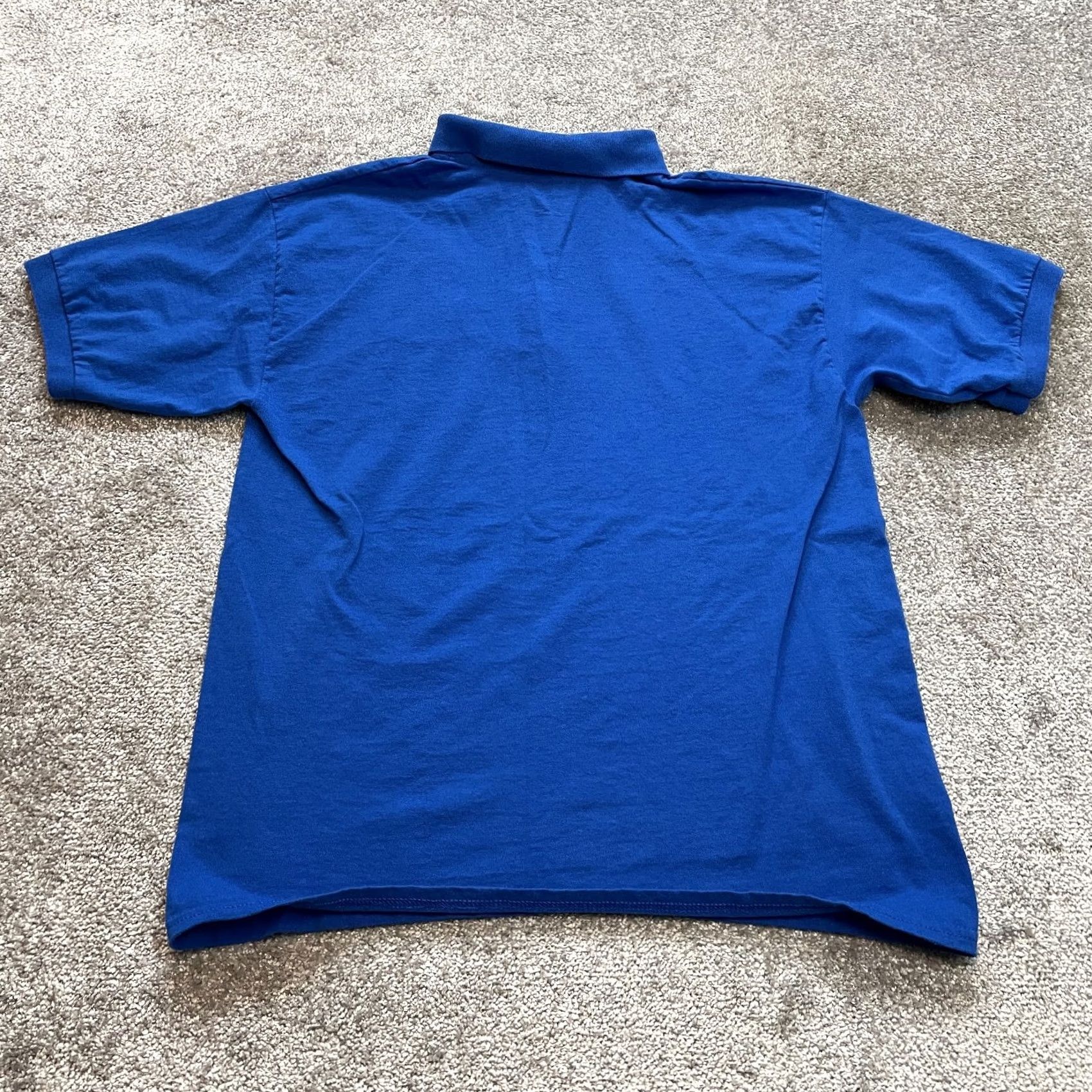 Gildan VINTAGE Gildan DryBlend Polo Shirt Mens Large Blue Child Nutrition Ebmroidered Logo Shirt Size US L / EU 52-54 / 3 - 8 Thumbnail