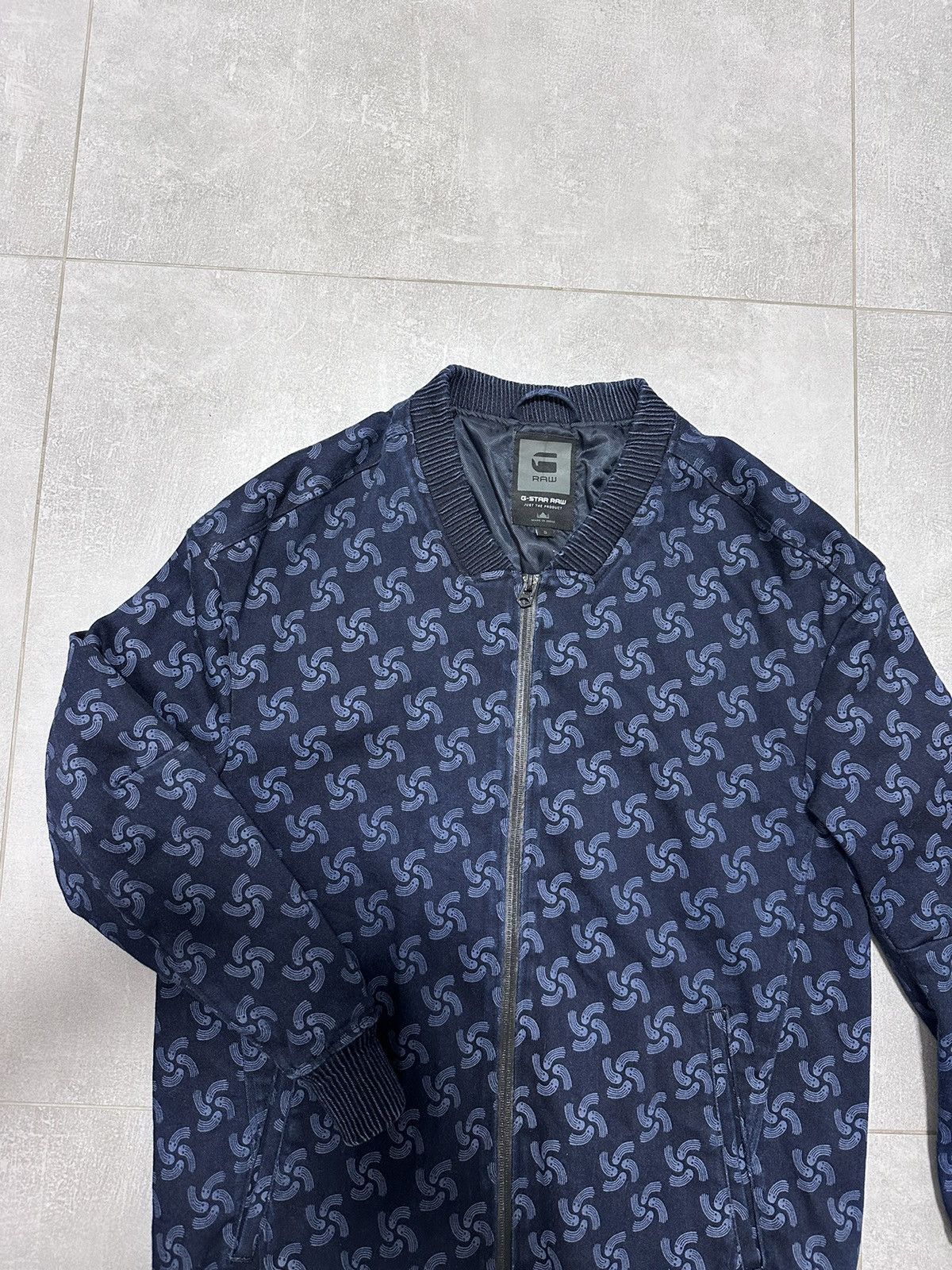 G-Star × Pharrell G Star Pharrel Williams Blue Bomber Exclusive Jacket Size S Size US S / EU 44-46 / 1 - 2 Thumbnail