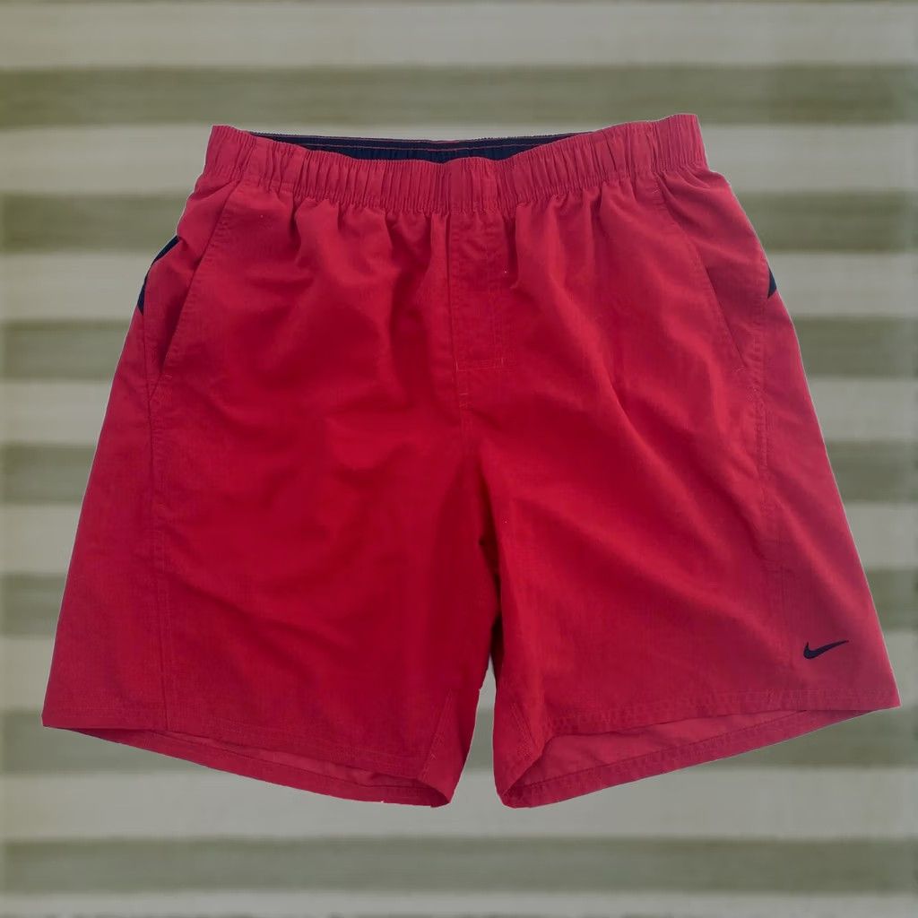 Nike Nike Men’s Vintage Y2K Athletic Shorts Sz L Red Size US 33 - 1 Thumbnail