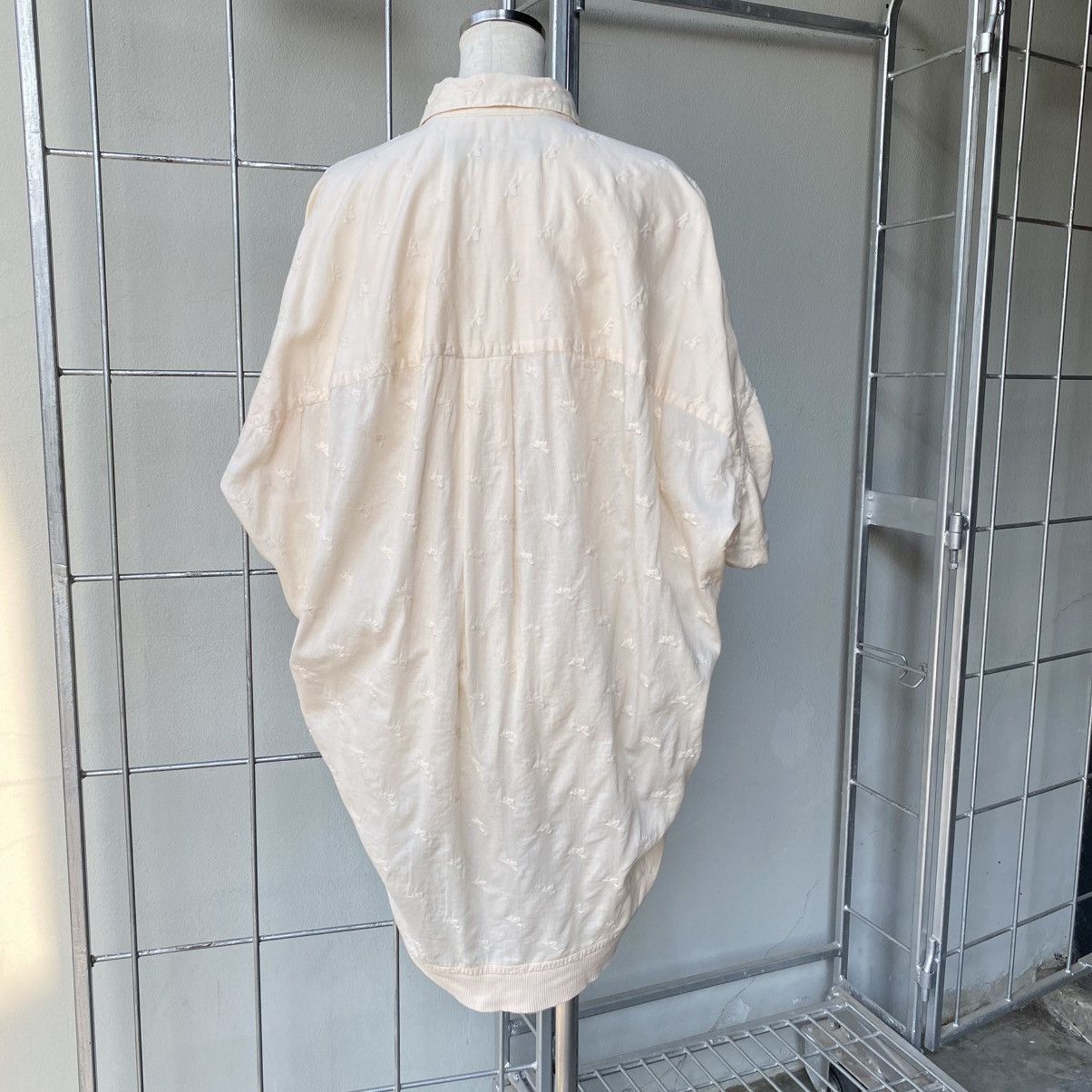 mercibeaucoup Mercibeaucoup, Peach Oversized Button-Down Shirt with Pocket Size XL / US 12-14 / IT 48-50 - 2 Thumbnail