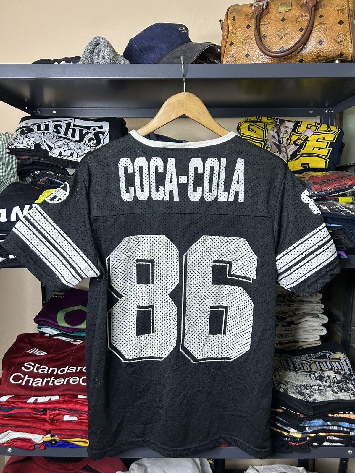Coca Cola Vintage Coca-Cola Mesh Jersey #86 Football Style Tee M Size US M / EU 48-50 / 2 - 3 Thumbnail