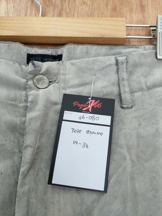 Tete Homme Tete Homme Issey Miyake multipocket cargo pants #46-080DLAL Size US 33 - 4 Thumbnail
