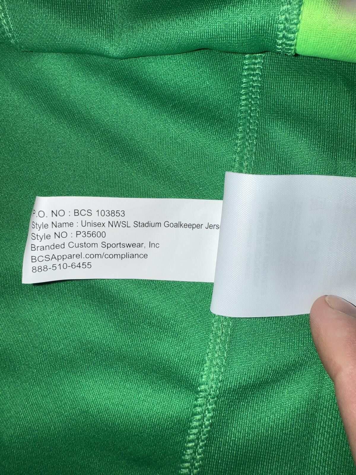 Nike Nike Adult Unisex Bay FC Goalie Jersey Size US M / EU 48-50 / 2 - 9 Thumbnail